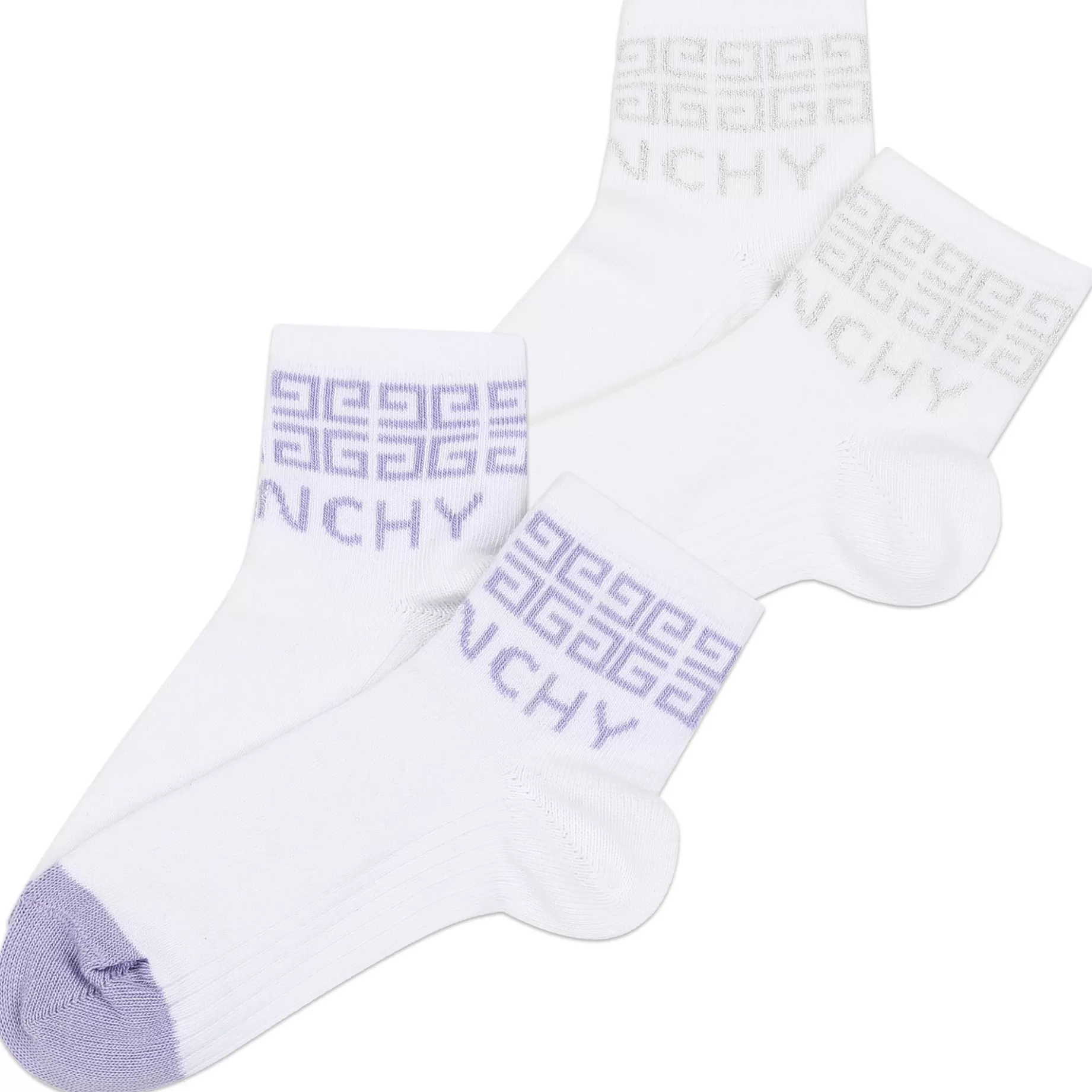 2-Pair Patterned Ankle Socks^GIVENCHY Shop