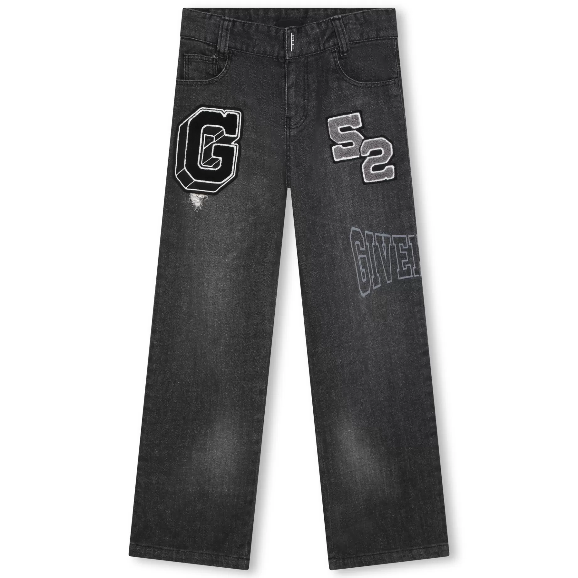 Adjustable Jeans With Patches^GIVENCHY Outlet