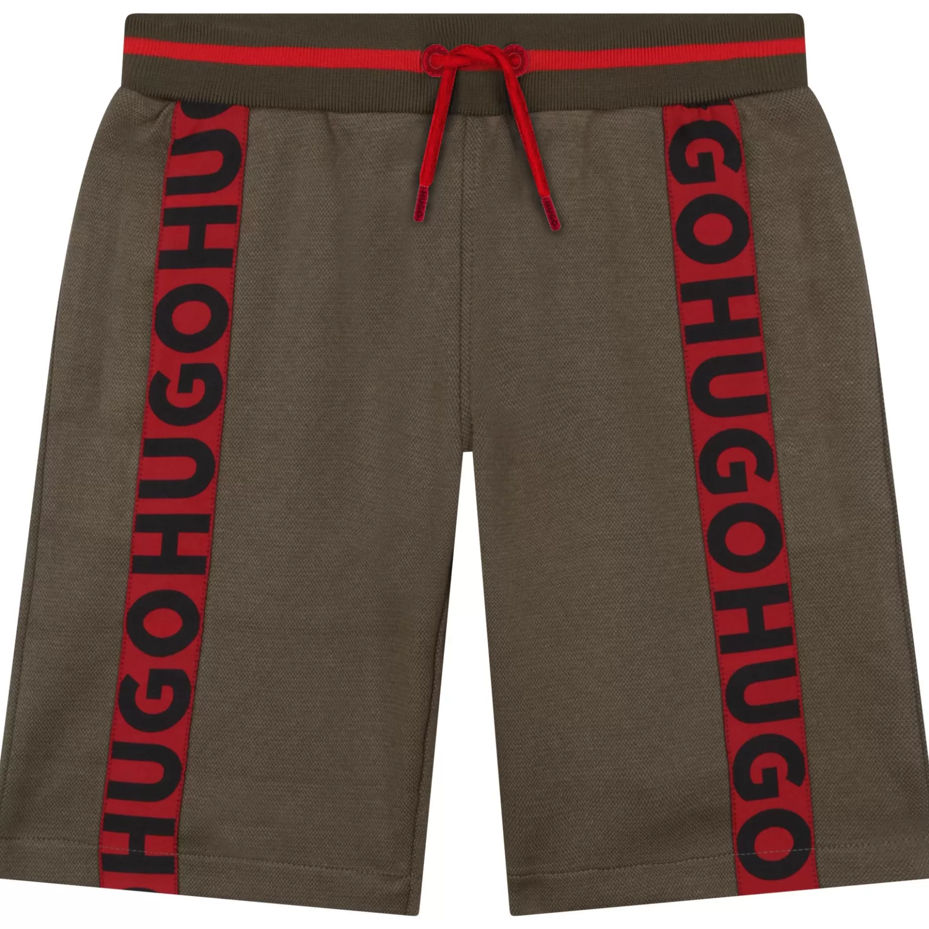 Bermuda Joggers With Stripe^HUGO Fashion