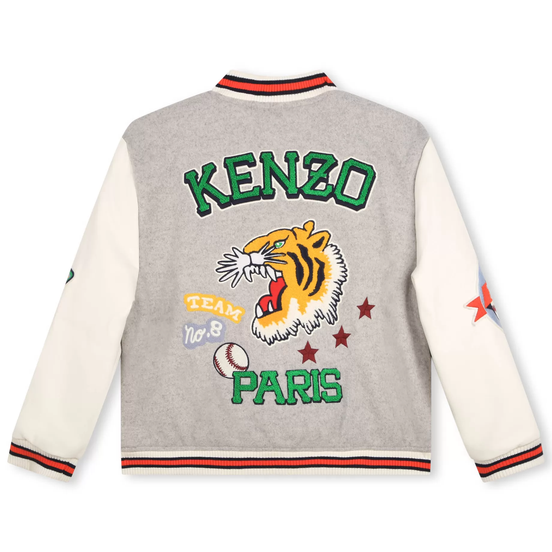 Bi-Material Bomber With Badges^KENZO KIDS Cheap