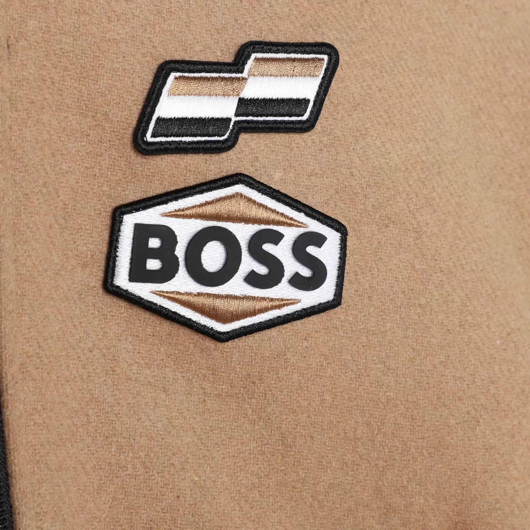 Bi-Material Jacket With Patches^BOSS Store