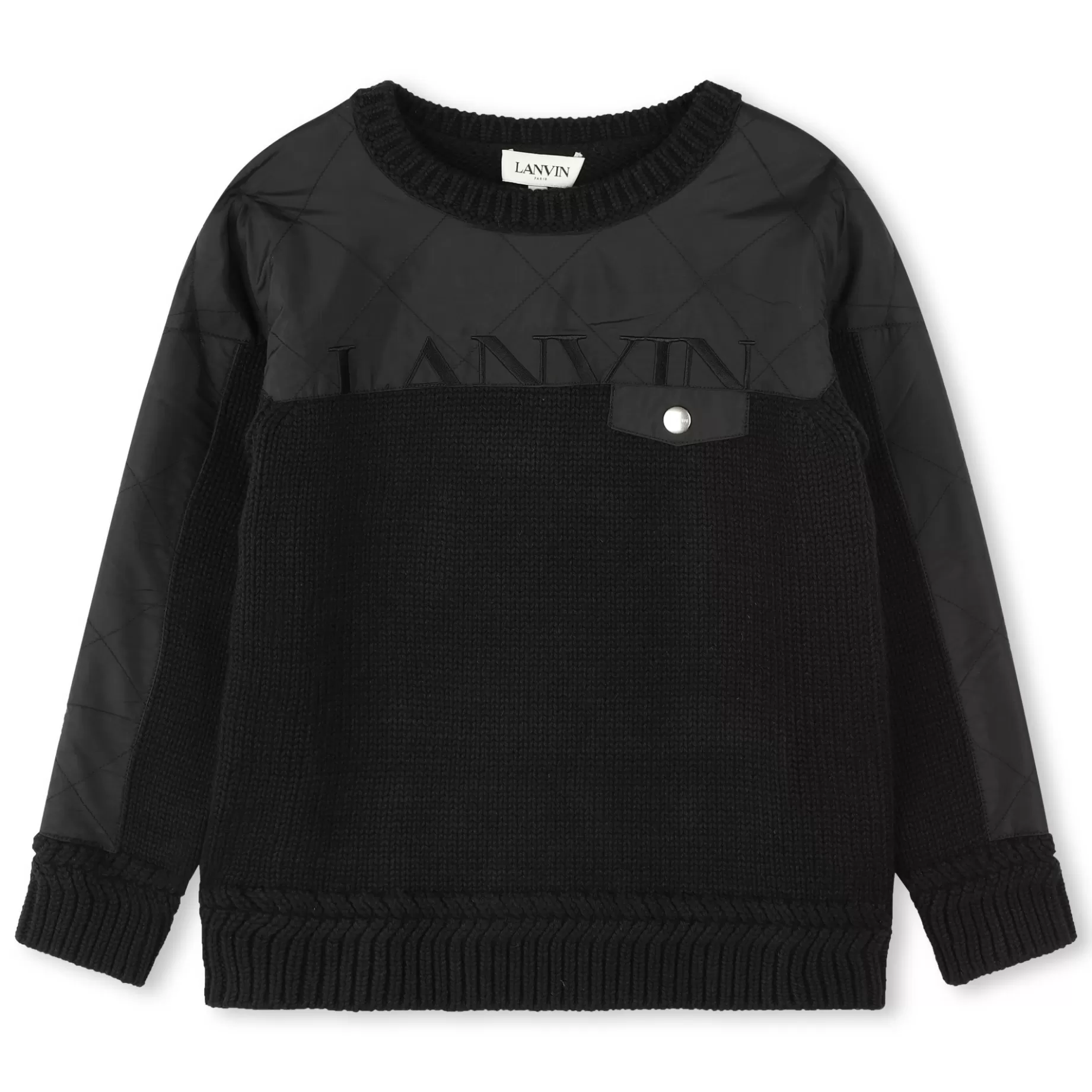 Bi-Material Jumper With Pocket^LANVIN Cheap