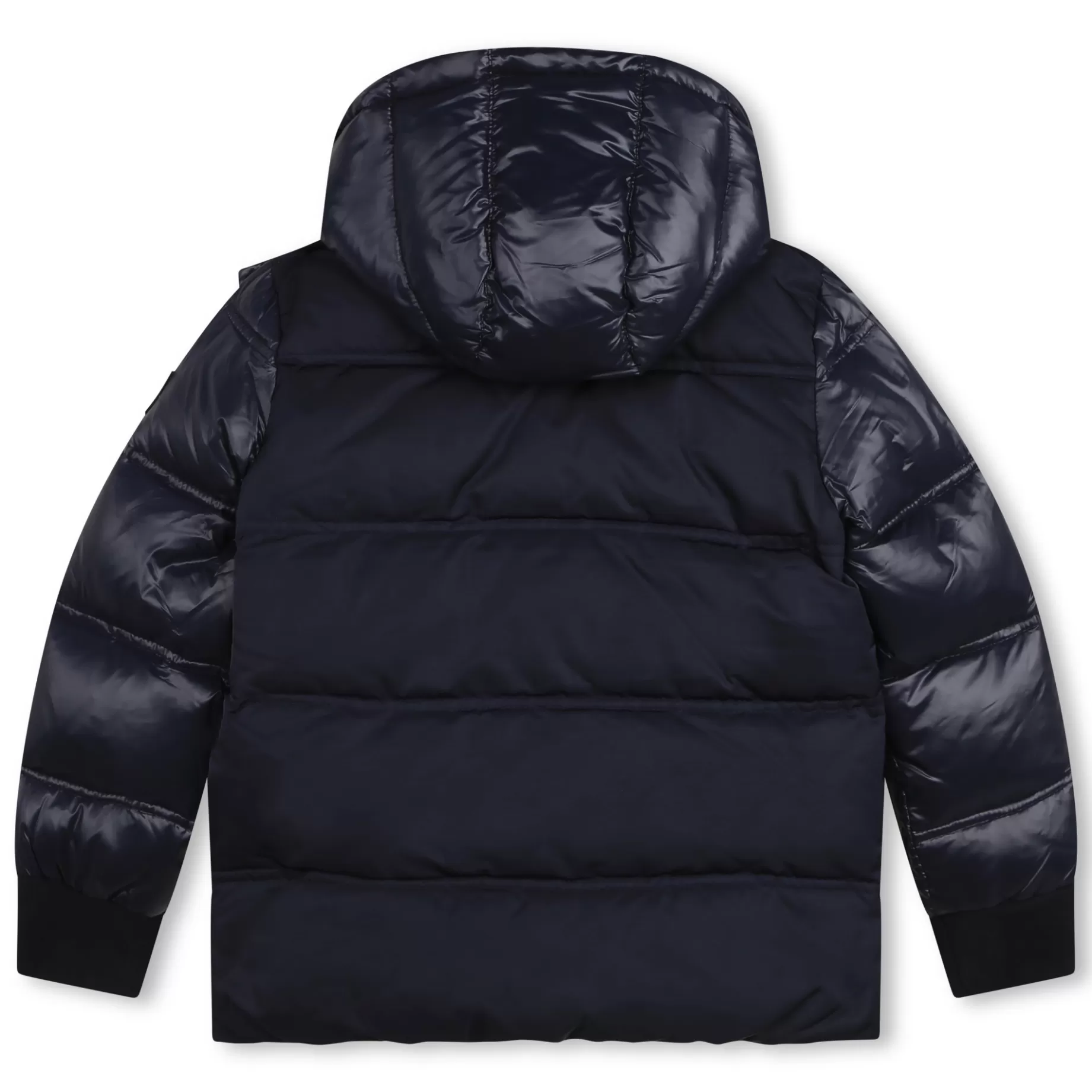 Bi-Material Parka With A Hood^BOSS Store