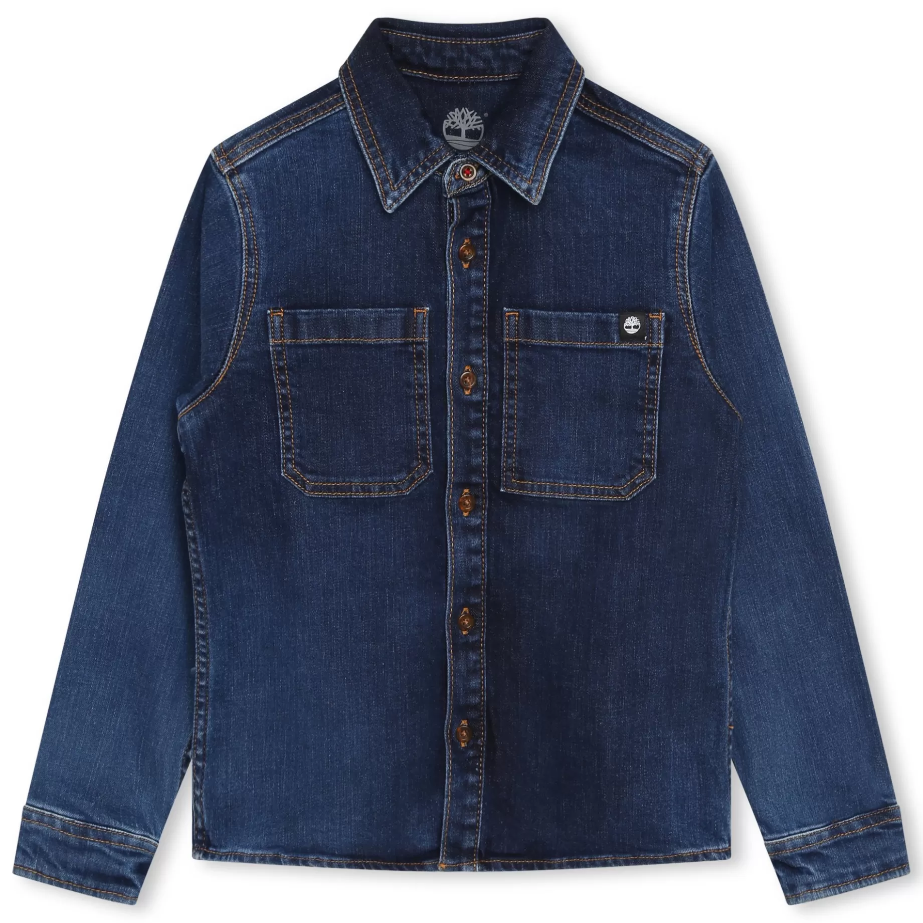 Buttoned Denim Shirt Jacket^TIMBERLAND New