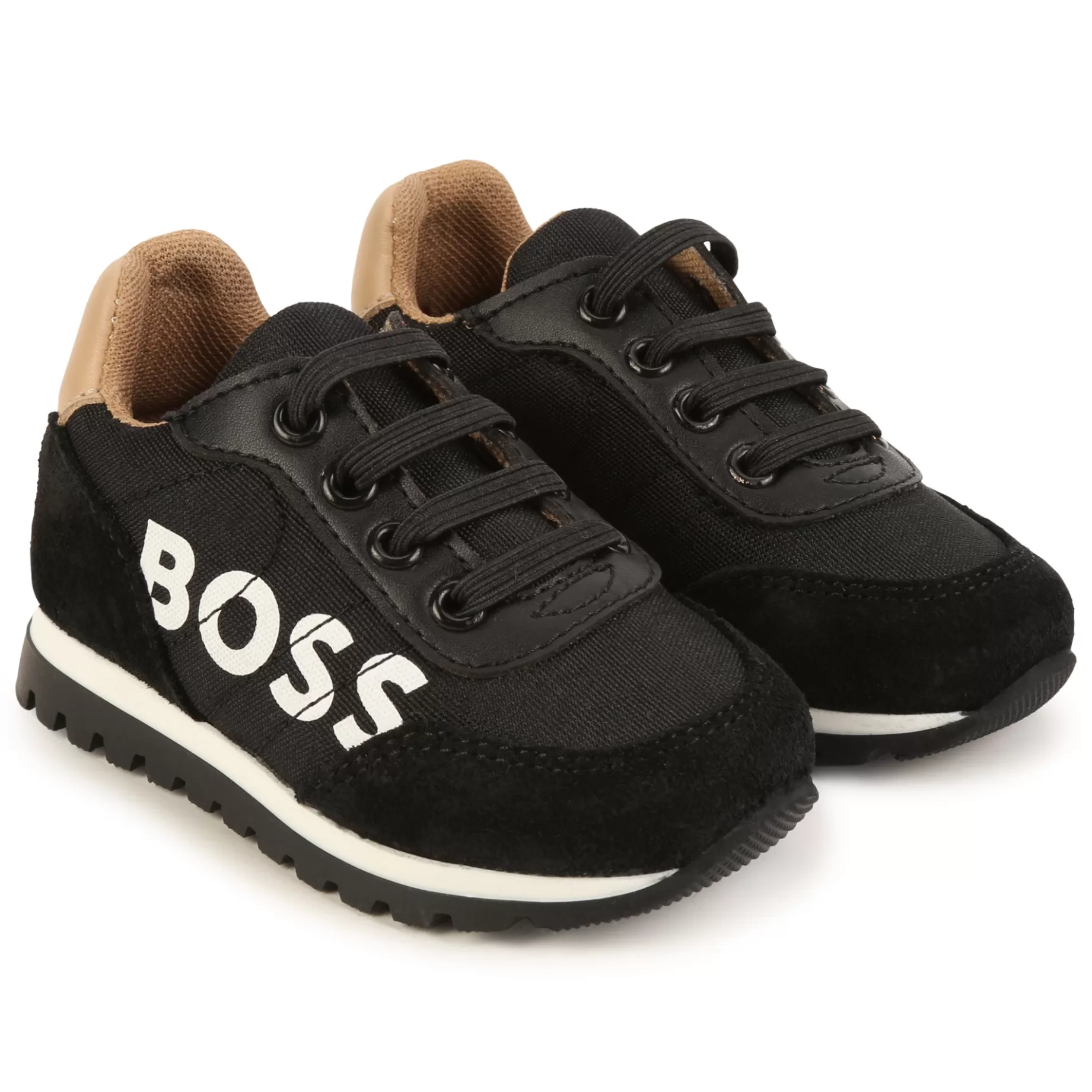 Canvas-And-Leather Trainers^BOSS Outlet