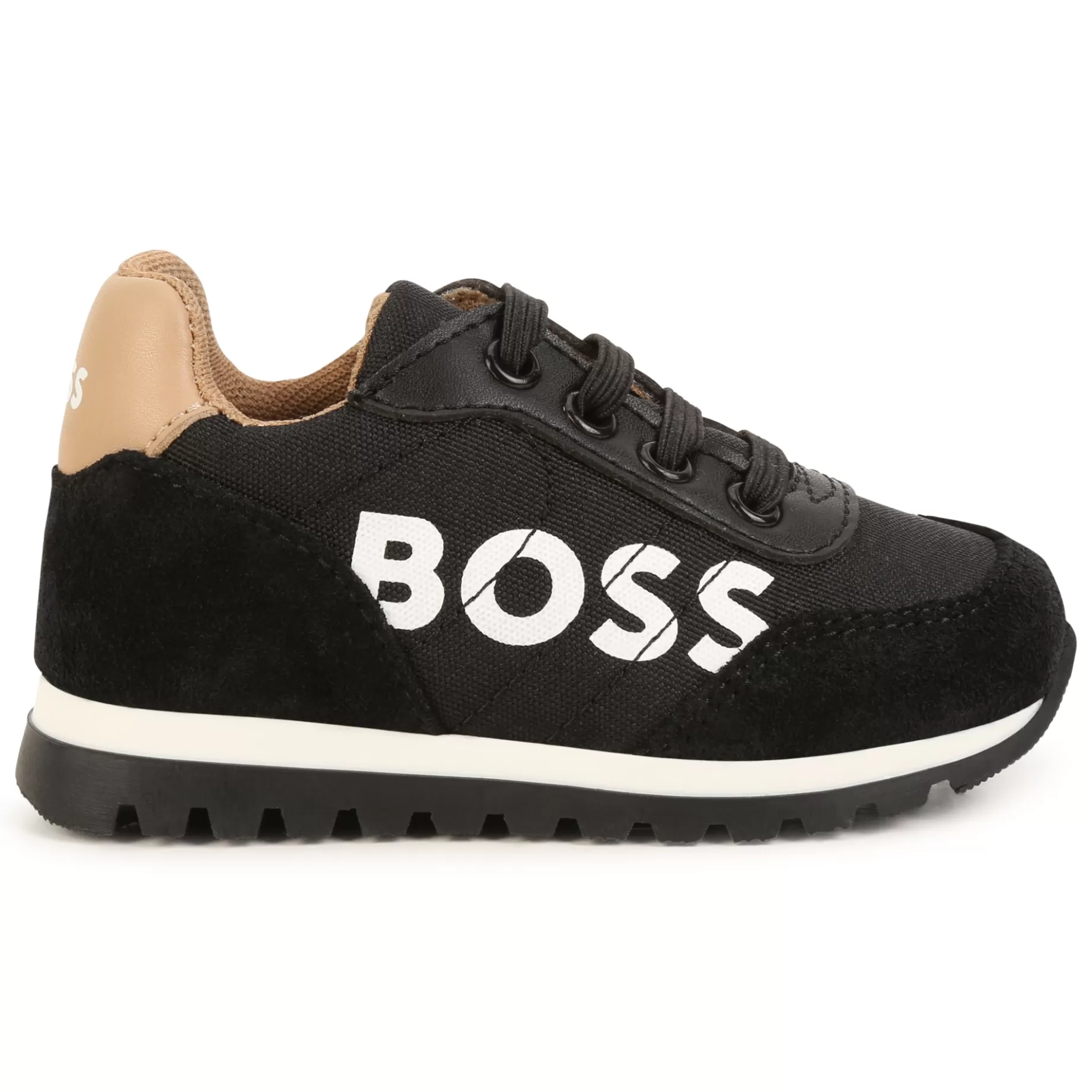 Canvas-And-Leather Trainers^BOSS Outlet