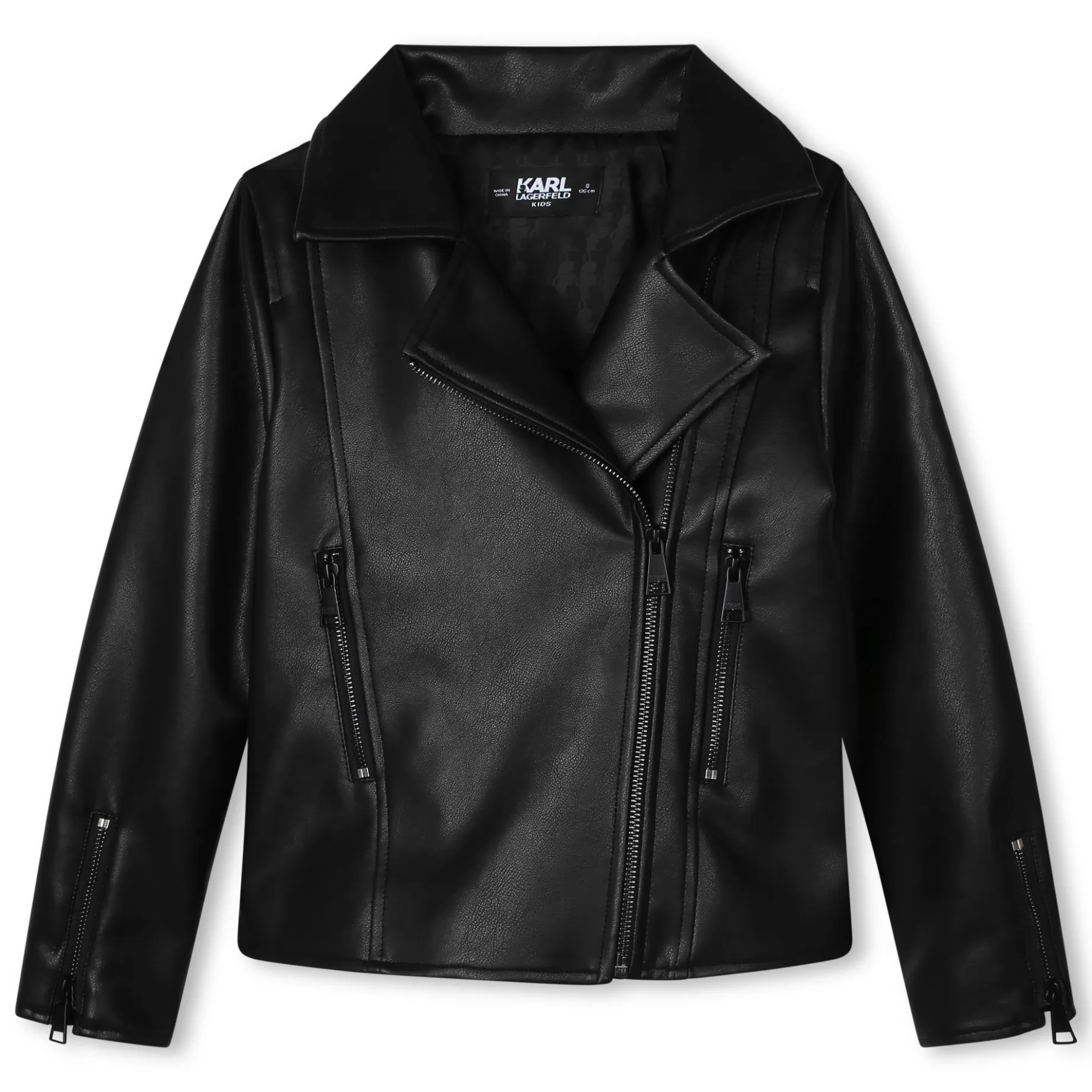 Coated Biker Jacket^KARL LAGERFELD KIDS Store