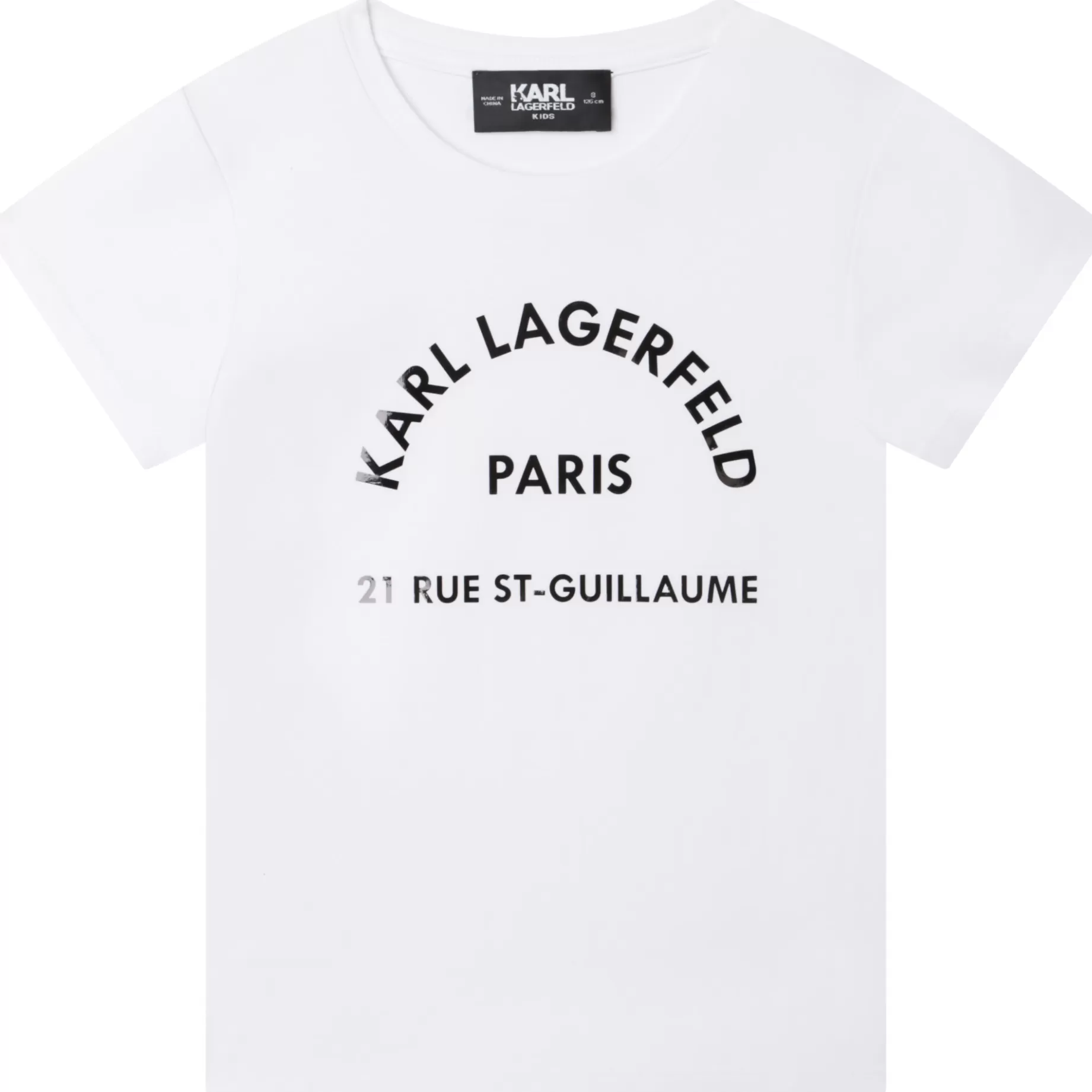 Cotton And Modal T-Shirt^KARL LAGERFELD KIDS Outlet