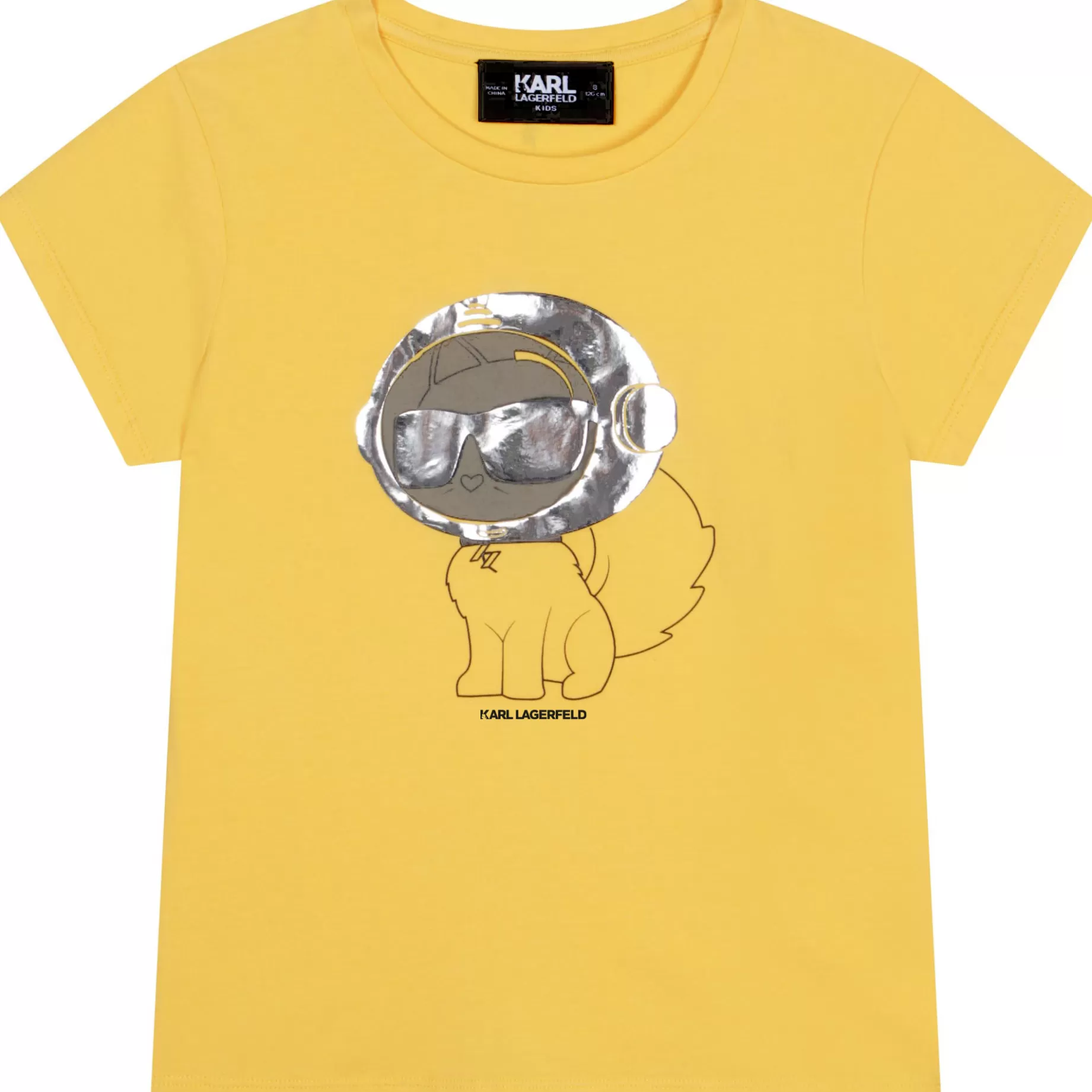 Cotton And Modal T-Shirt^KARL LAGERFELD KIDS New