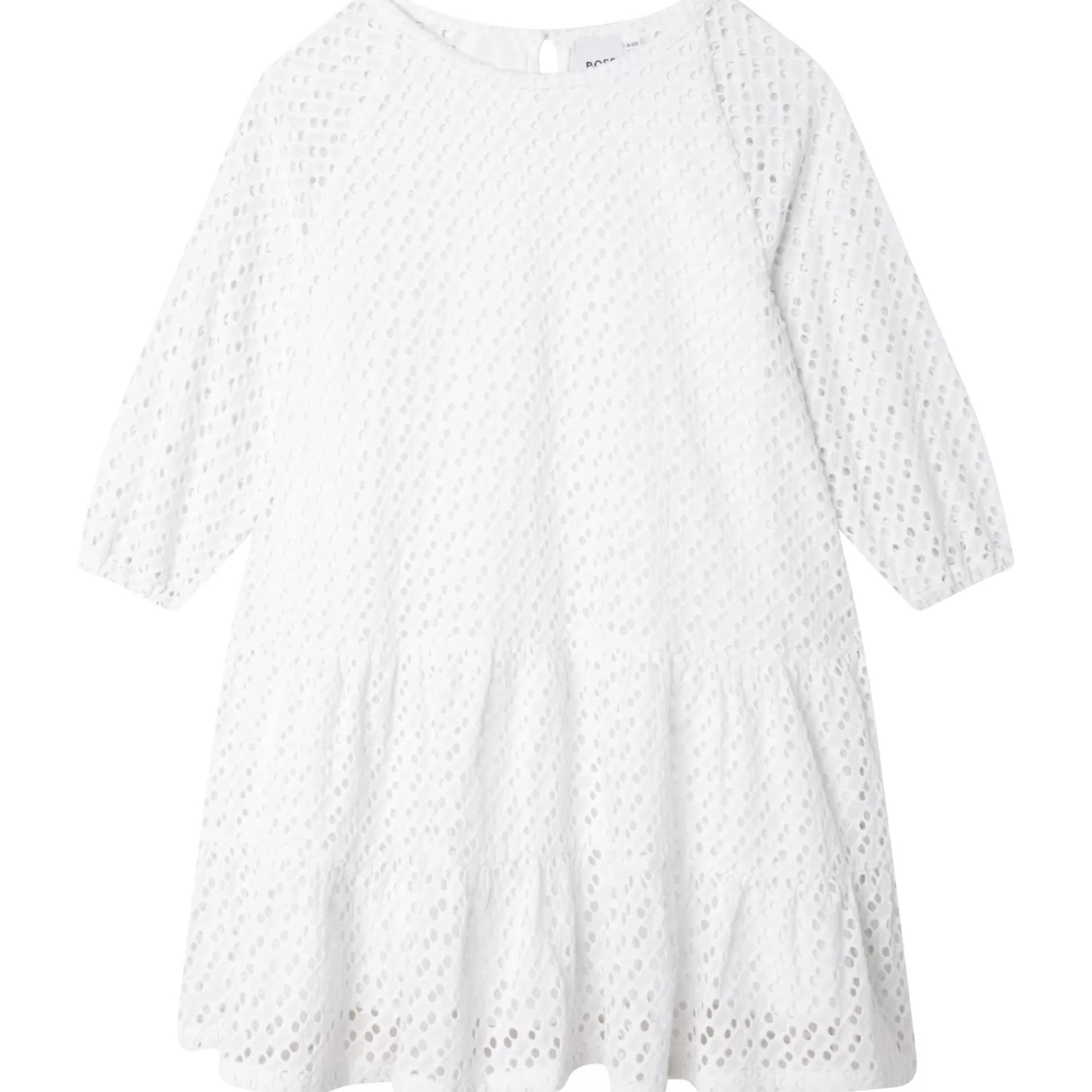 Cotton Broderie Anglaise Dress^BOSS New