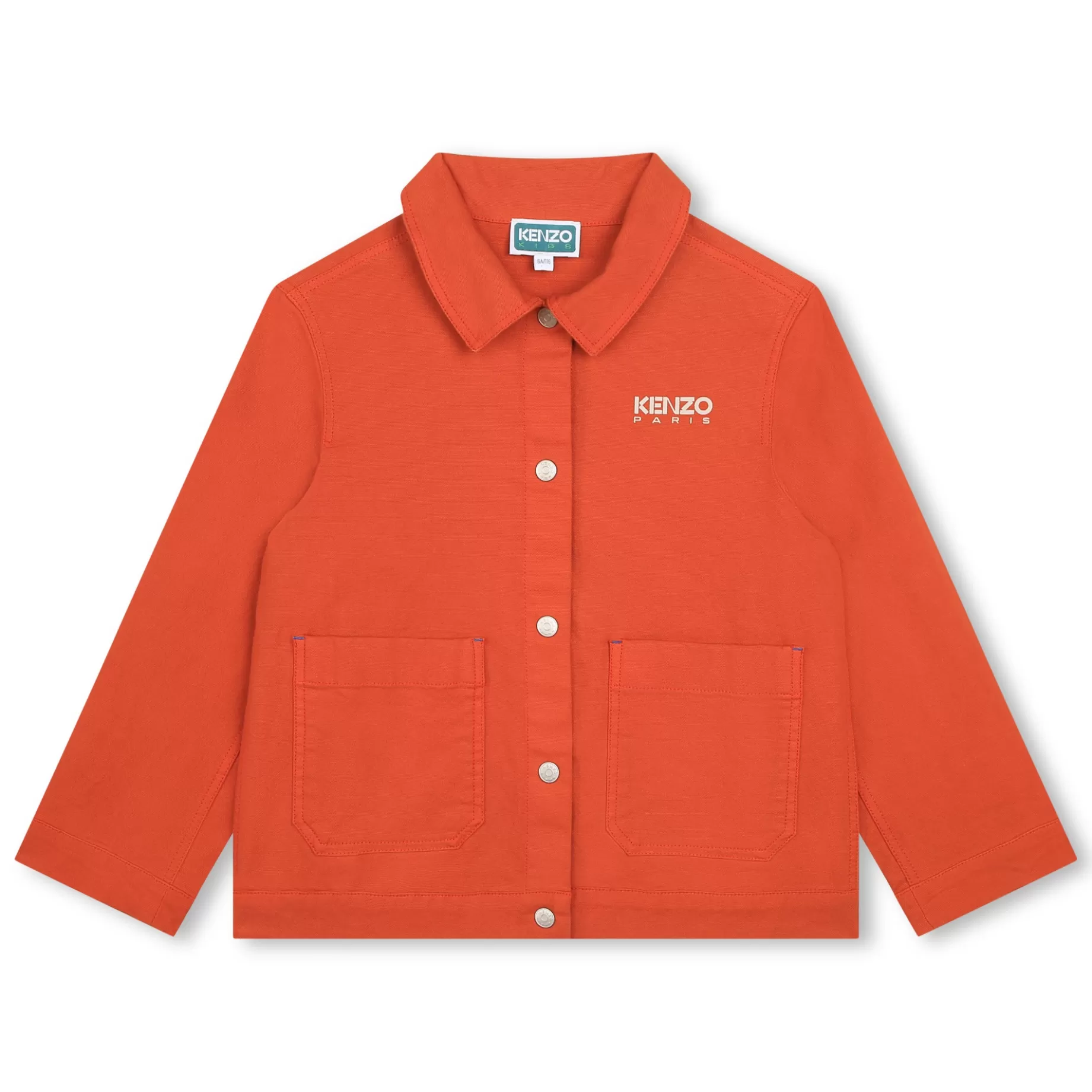 Cotton Canvas Jacket^KENZO KIDS Outlet