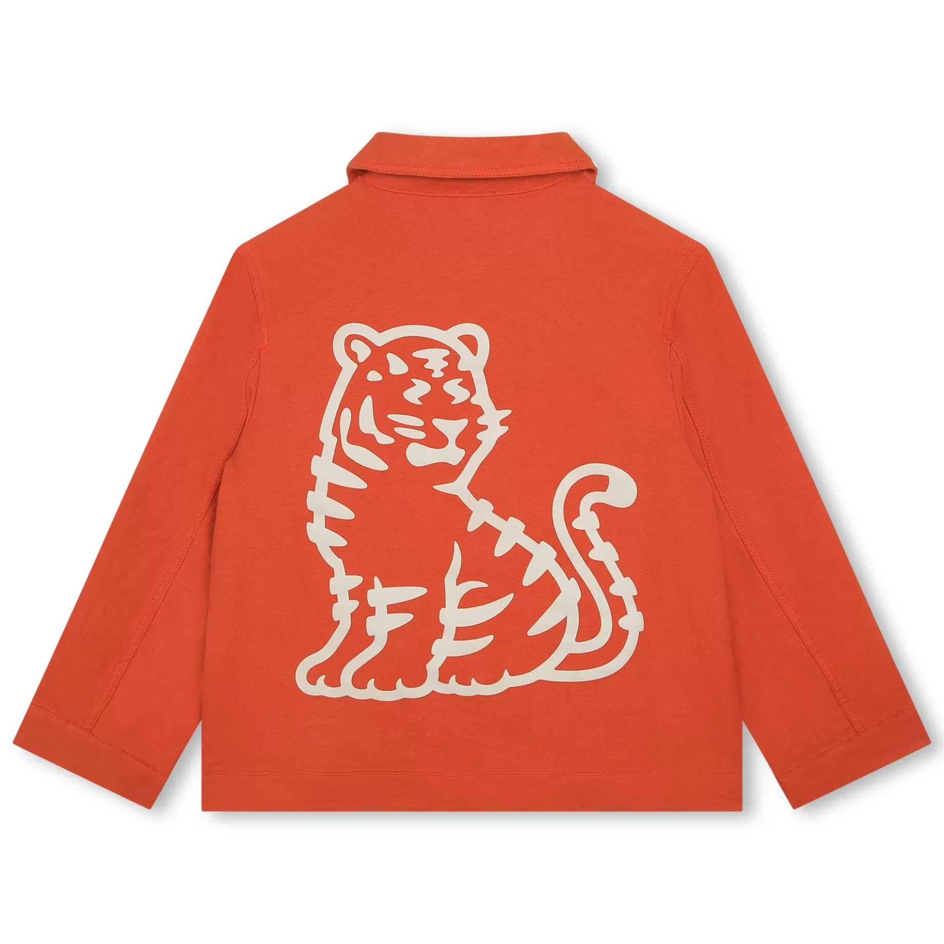 Cotton Canvas Jacket^KENZO KIDS Outlet