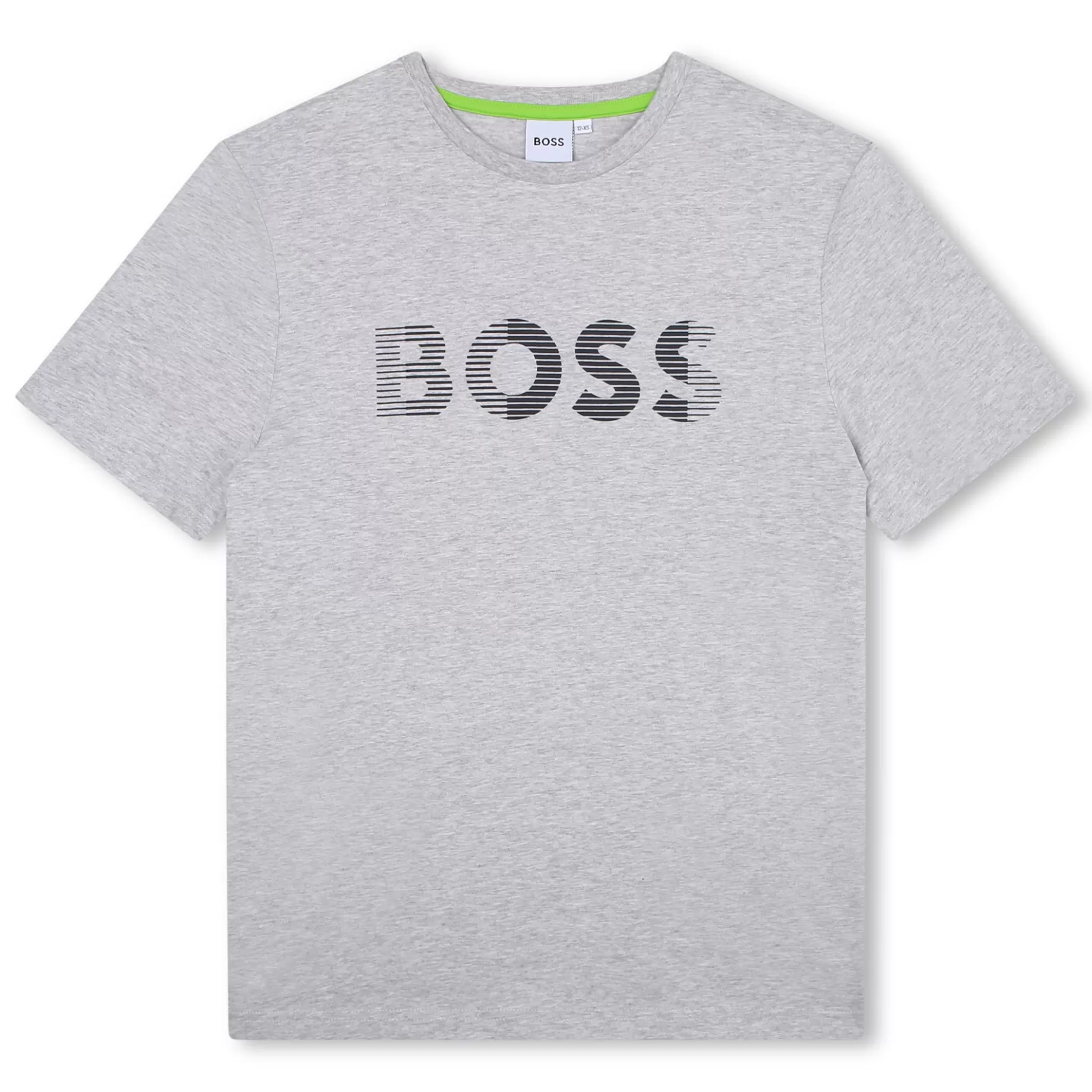 Cotton Striped Logo T-Shirt^BOSS Best