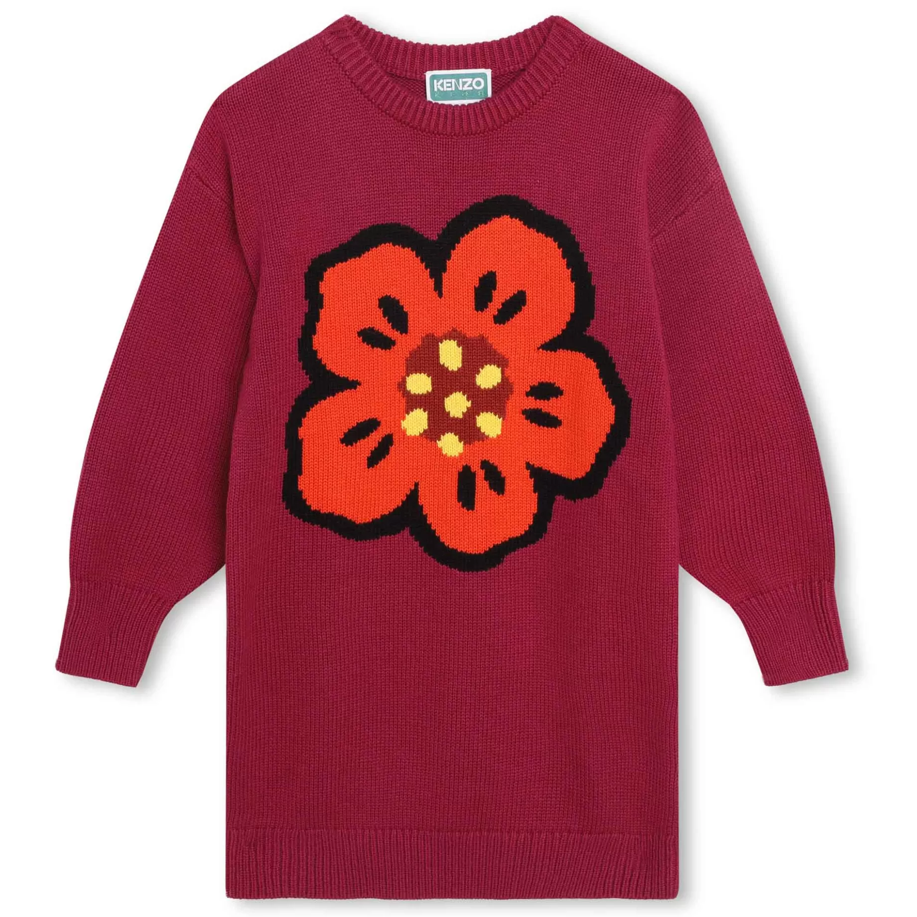 Cotton-And-Wool Blend Dress^KENZO KIDS Outlet