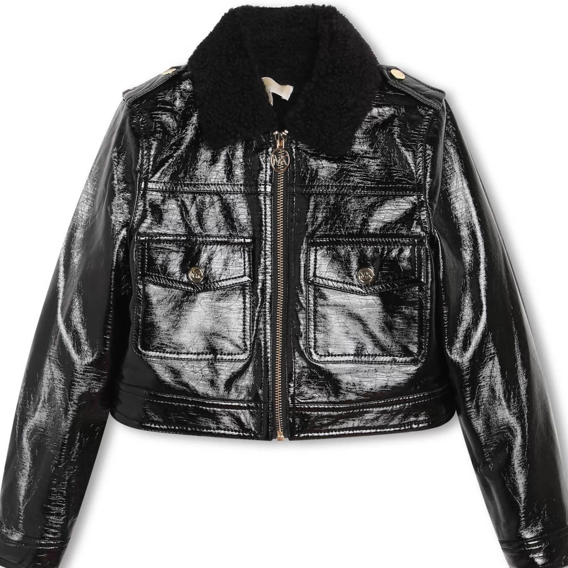 Cracked-Effect Jacket^MICHAEL KORS Cheap