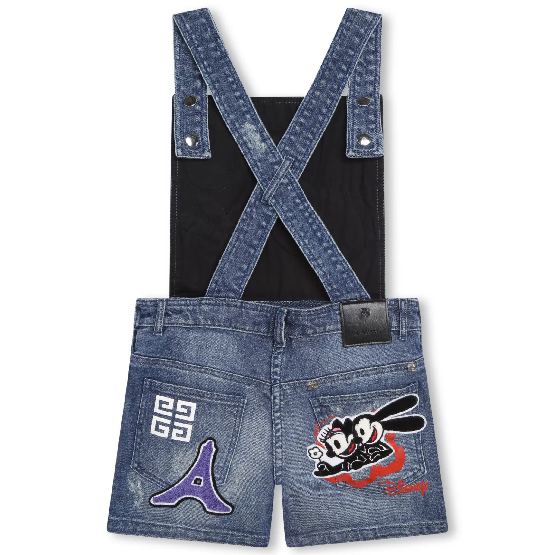 Denim Dungarees With Patches^GIVENCHY Best Sale