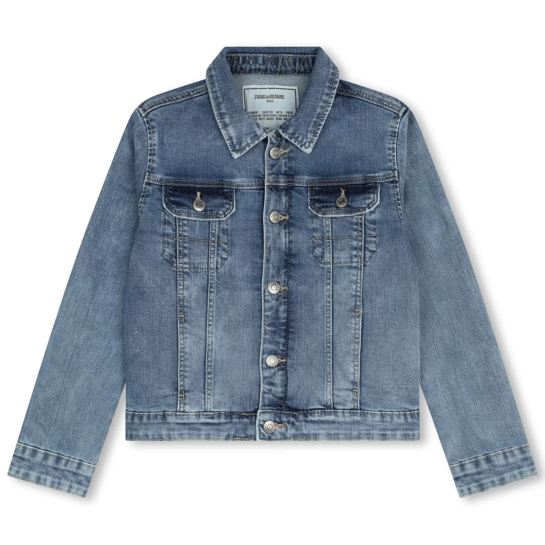 Denim Jacket Printed Back^ZADIG & VOLTAIRE Hot