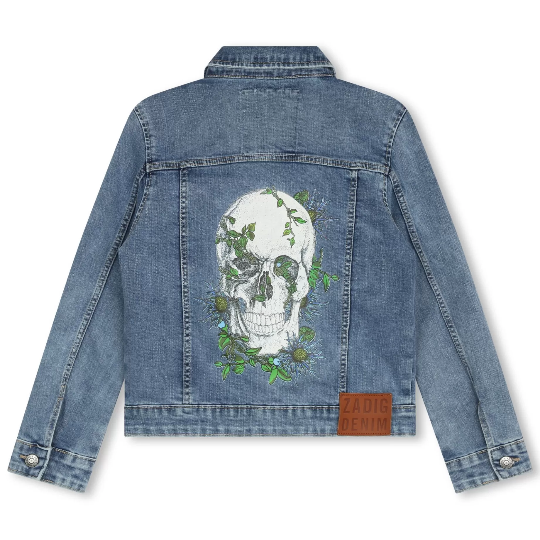 Denim Jacket Printed Back^ZADIG & VOLTAIRE Hot