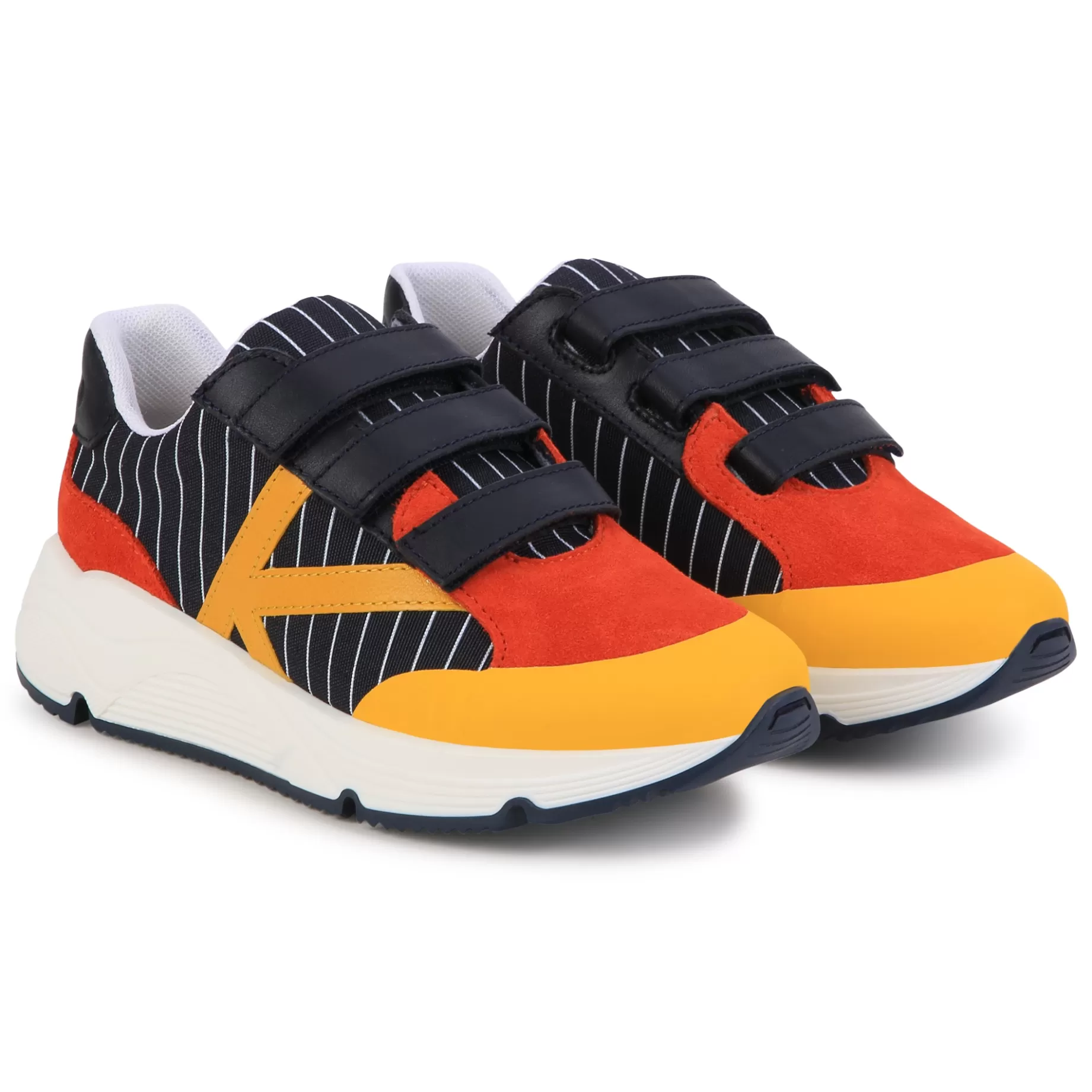 Dual-Fabric Velcro Trainers^KENZO KIDS Flash Sale