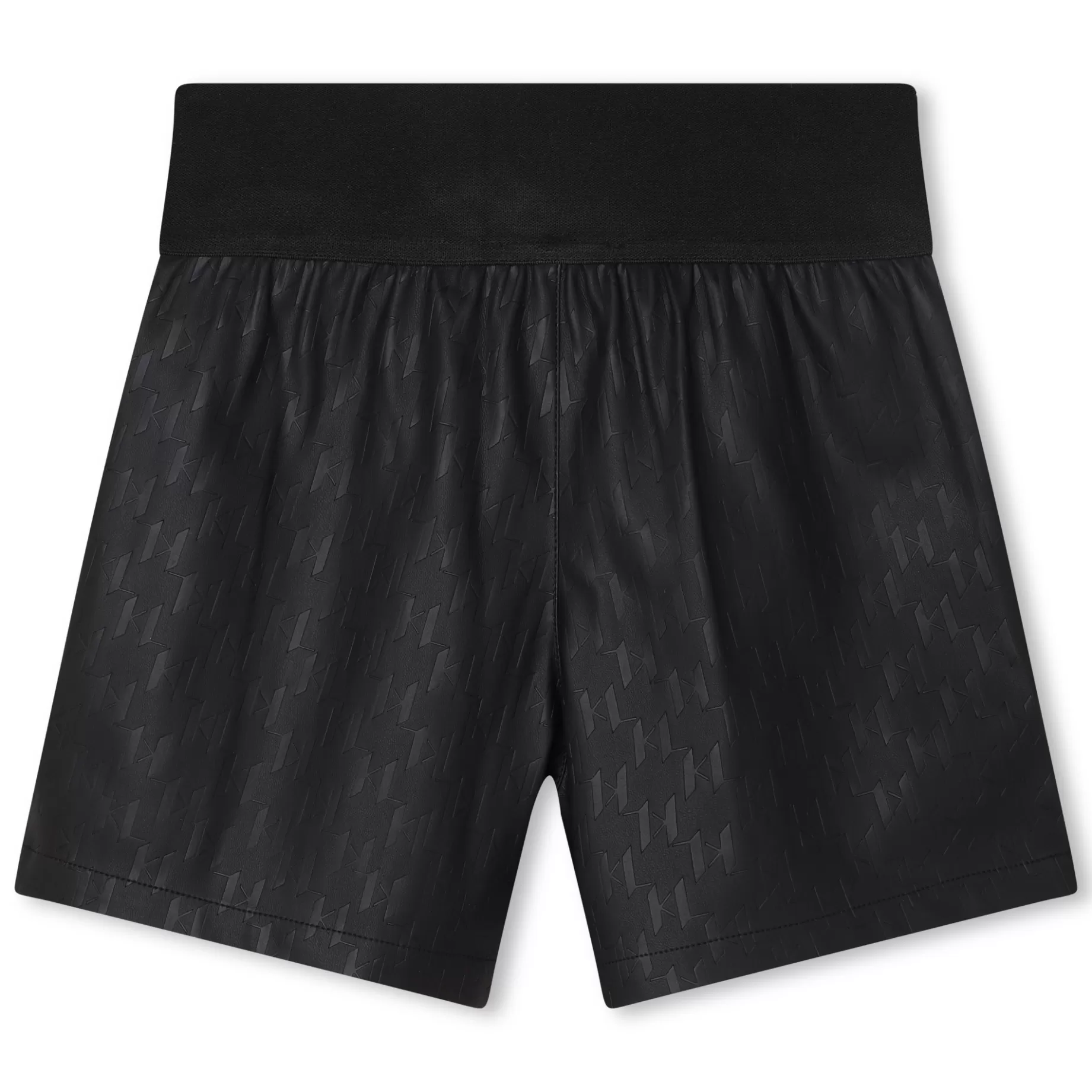 Embossed Coated Shorts^KARL LAGERFELD KIDS Hot