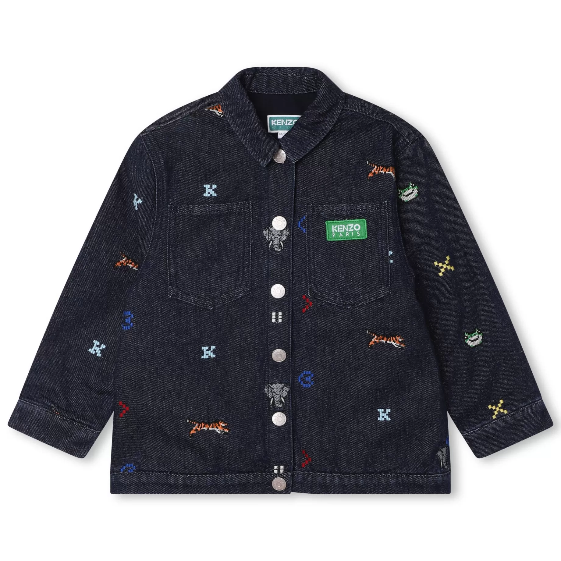 Embroidered Denim Jacket^KENZO KIDS Discount