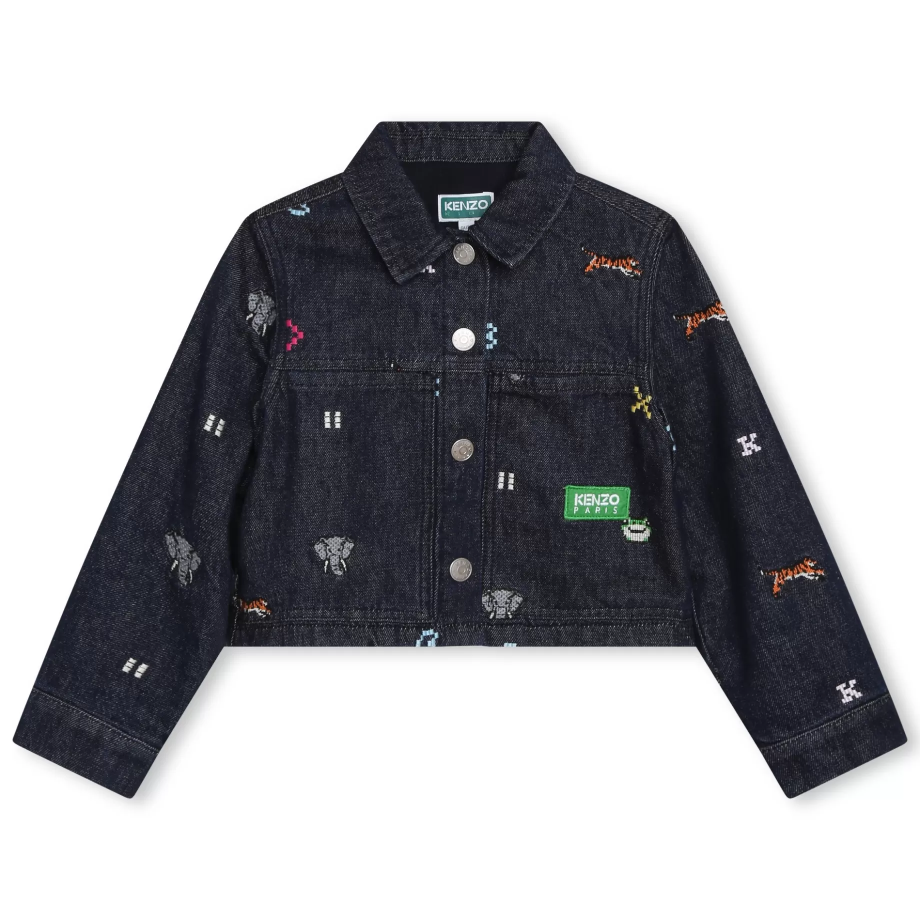 Embroidered Denim Jacket^KENZO KIDS Hot