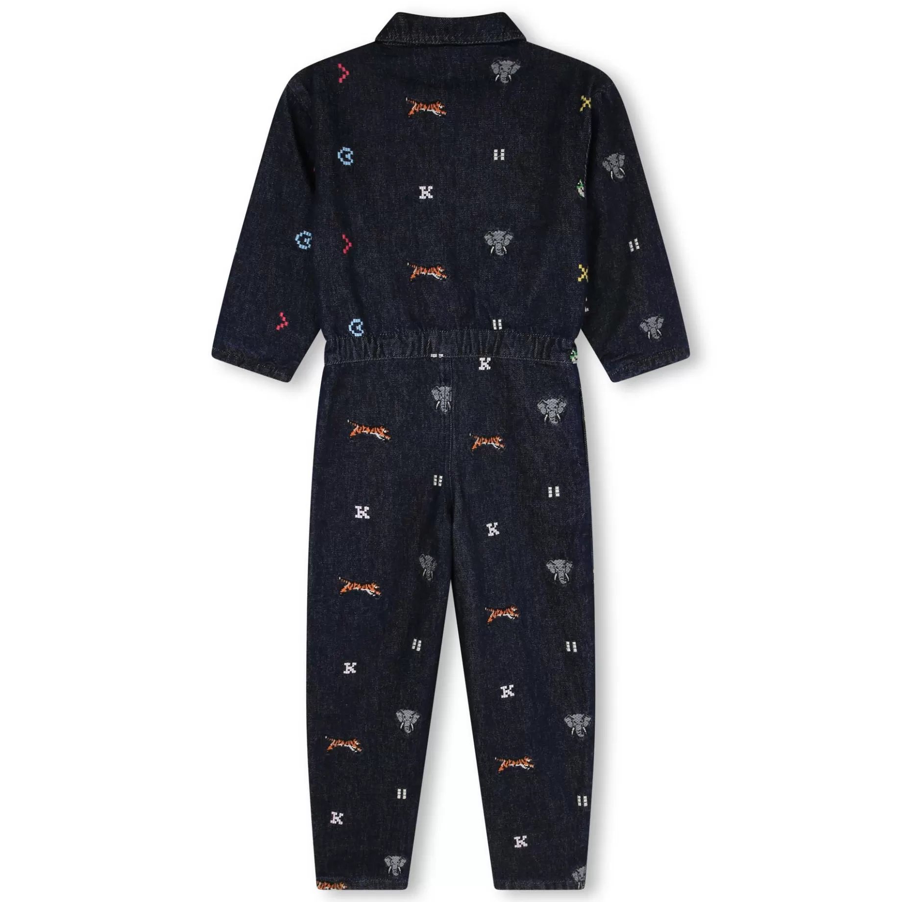 Embroidered Denim Jumpsuit^KENZO KIDS Hot