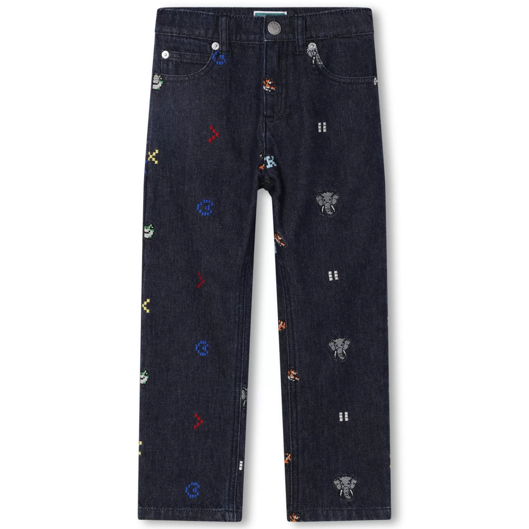 Embroidered Denim Trousers^KENZO KIDS Outlet