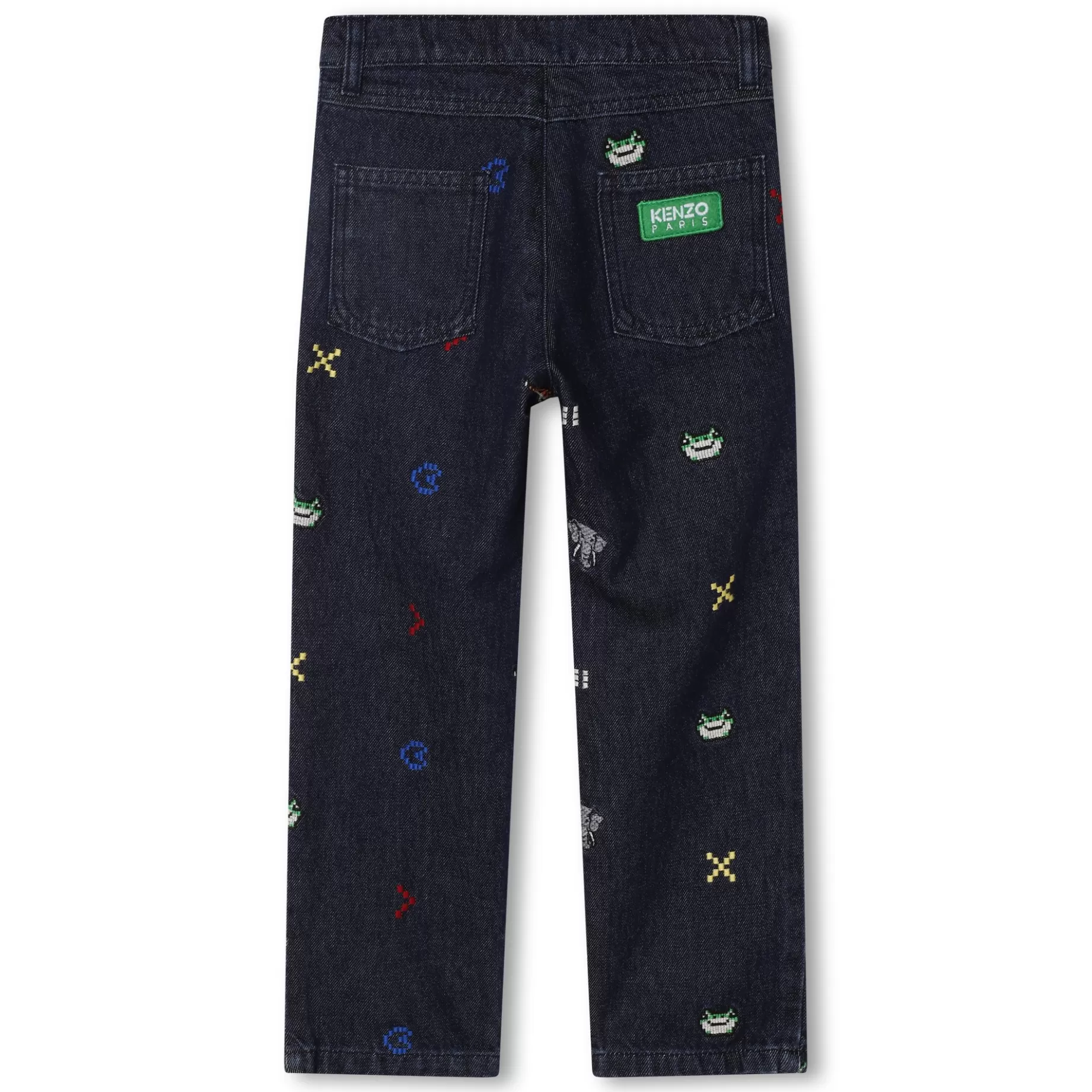 Embroidered Denim Trousers^KENZO KIDS Outlet