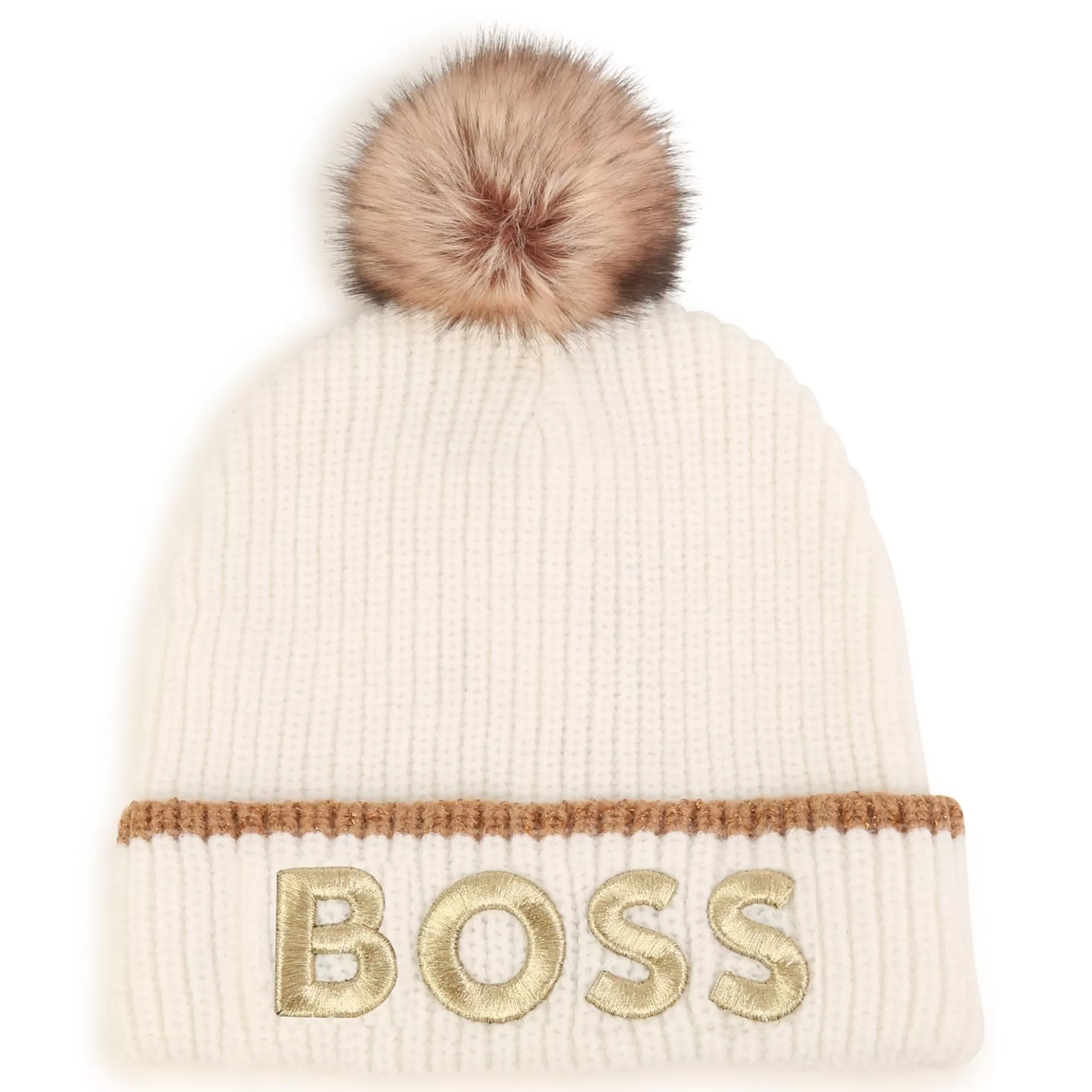 Embroidered Hat With Pompom^BOSS Cheap