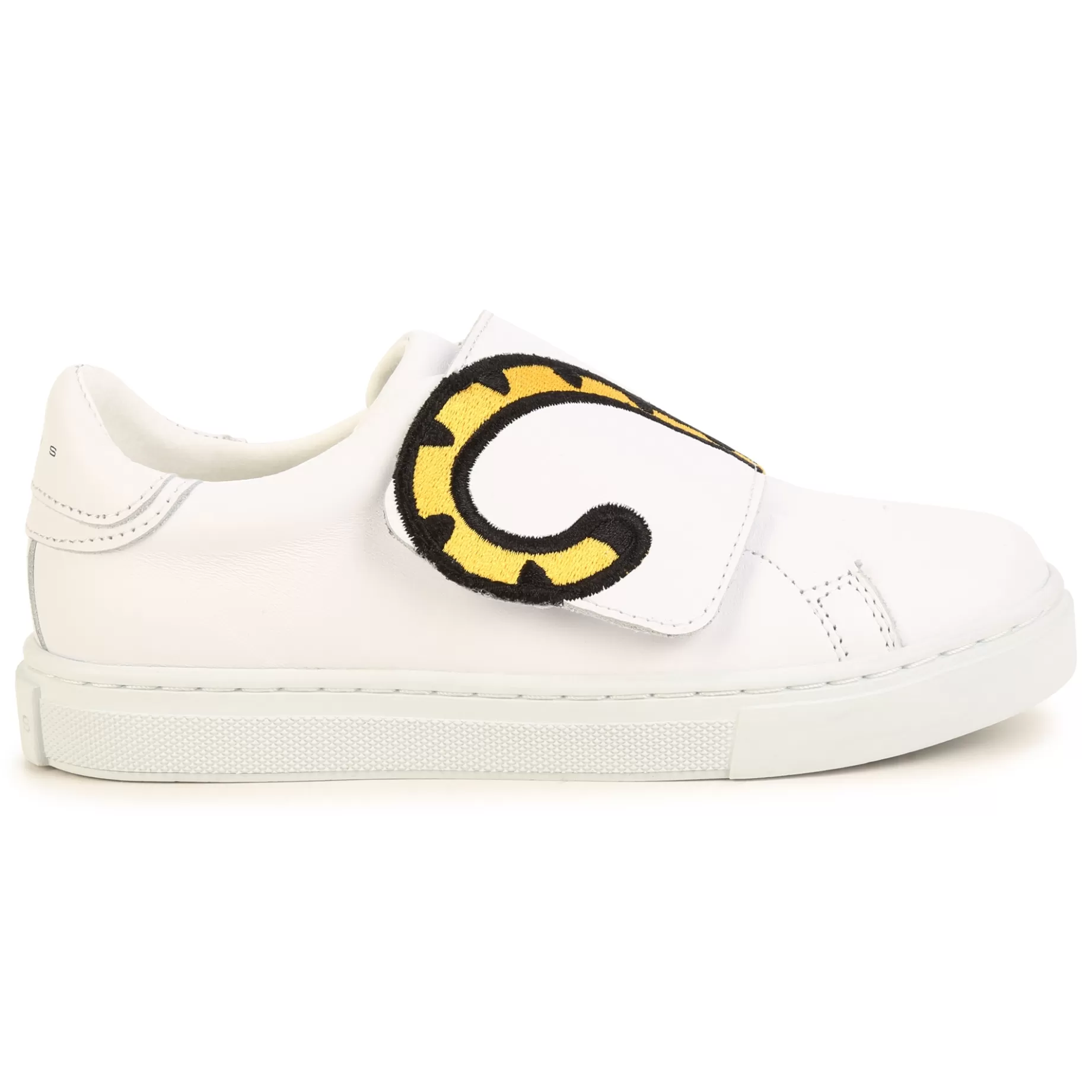 Embroidered Leather Trainers^KENZO KIDS Hot