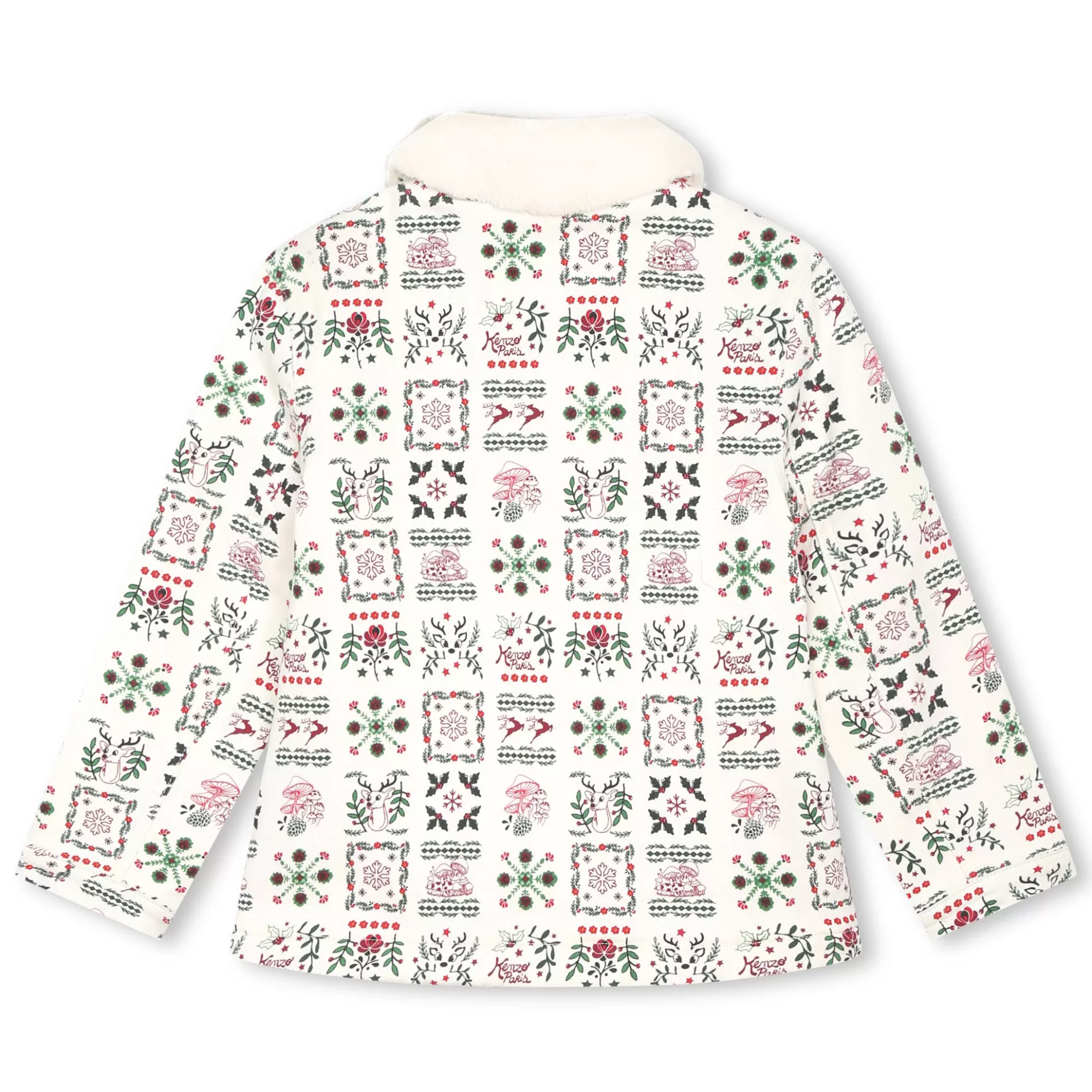 Fancy-Collar Printed Jacket^KENZO KIDS Online