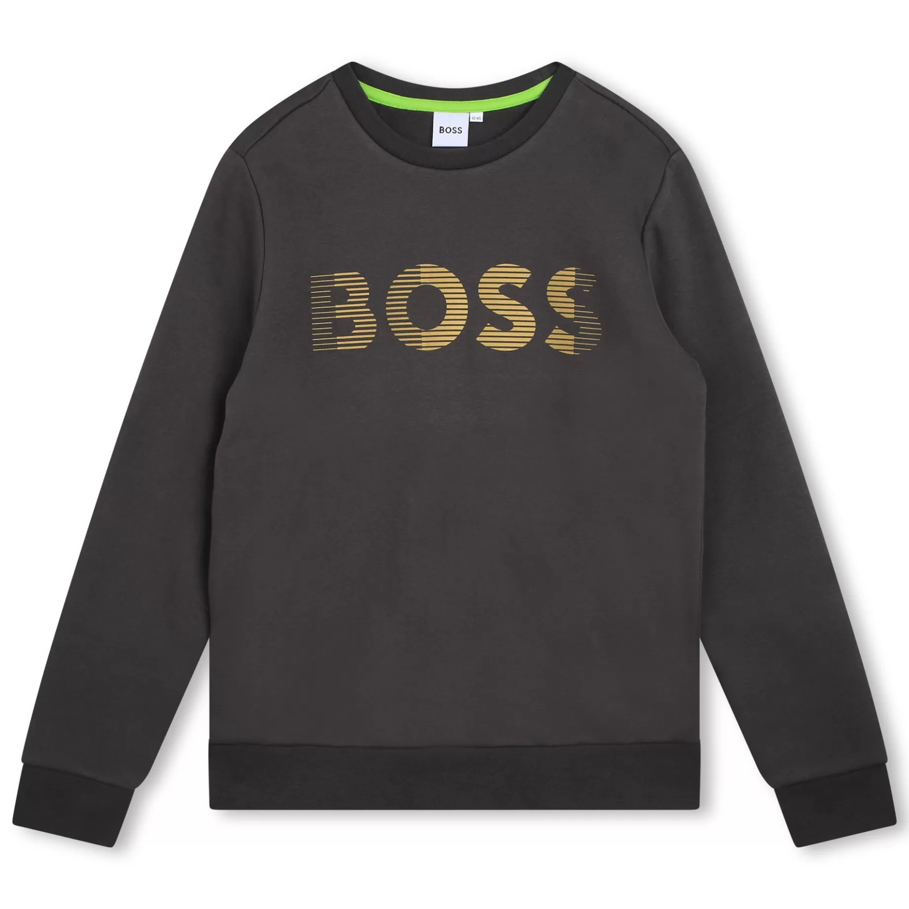 Fleece Round-Neck Sweatshirt^BOSS Clearance