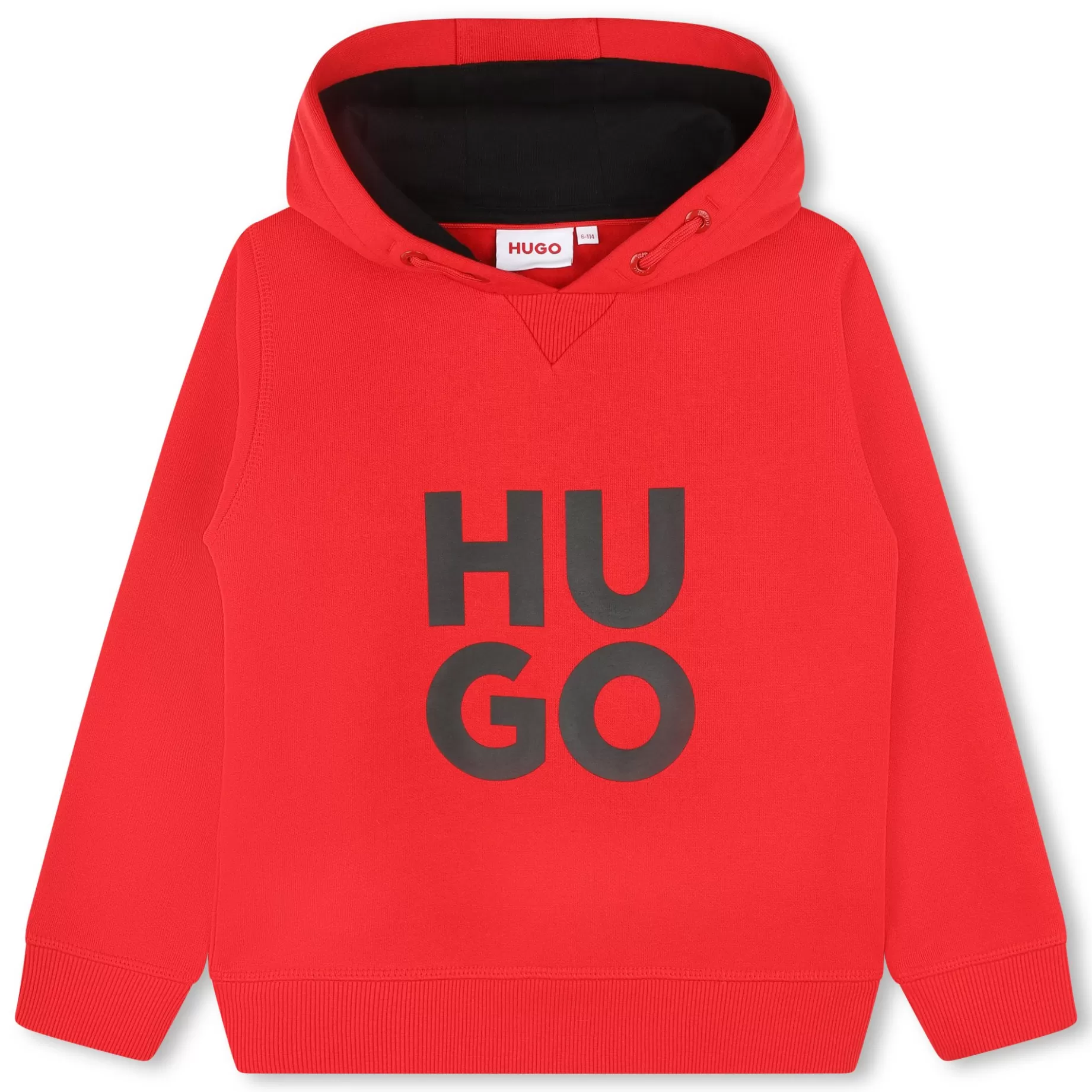 Flocked Fleece Sweatshirt^HUGO New