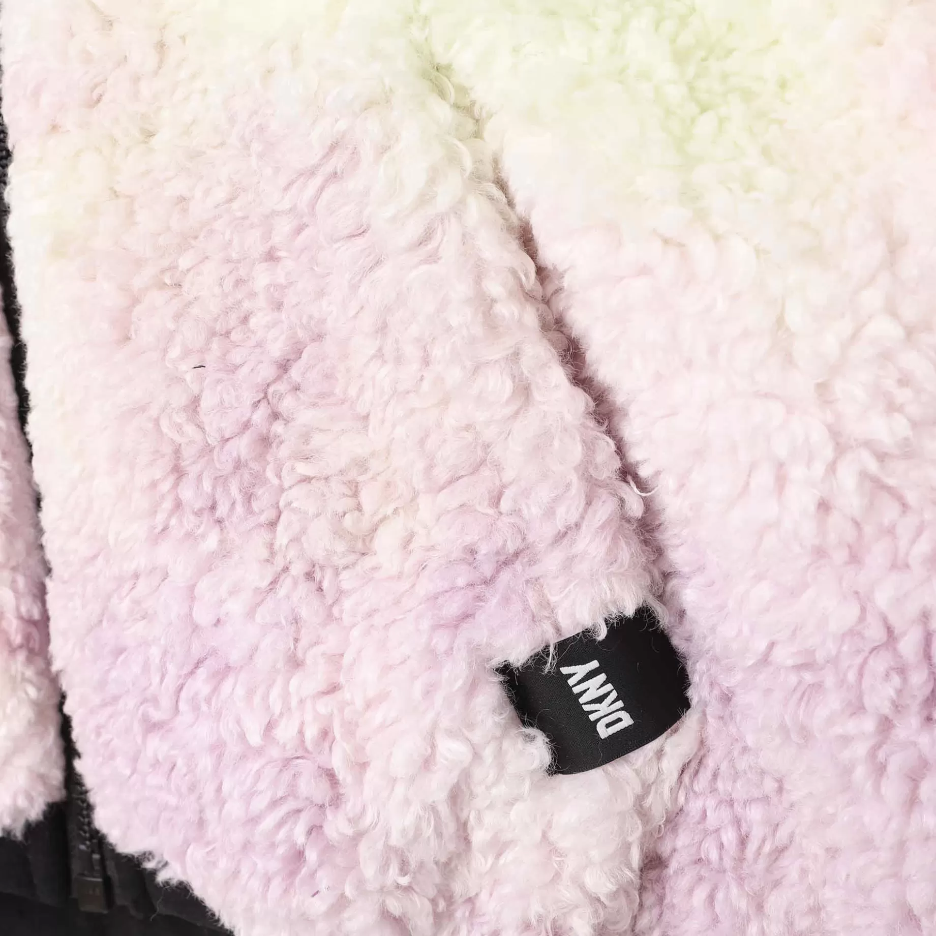 Fluffy Fleece Zip Sweatshirt^DKNY Cheap