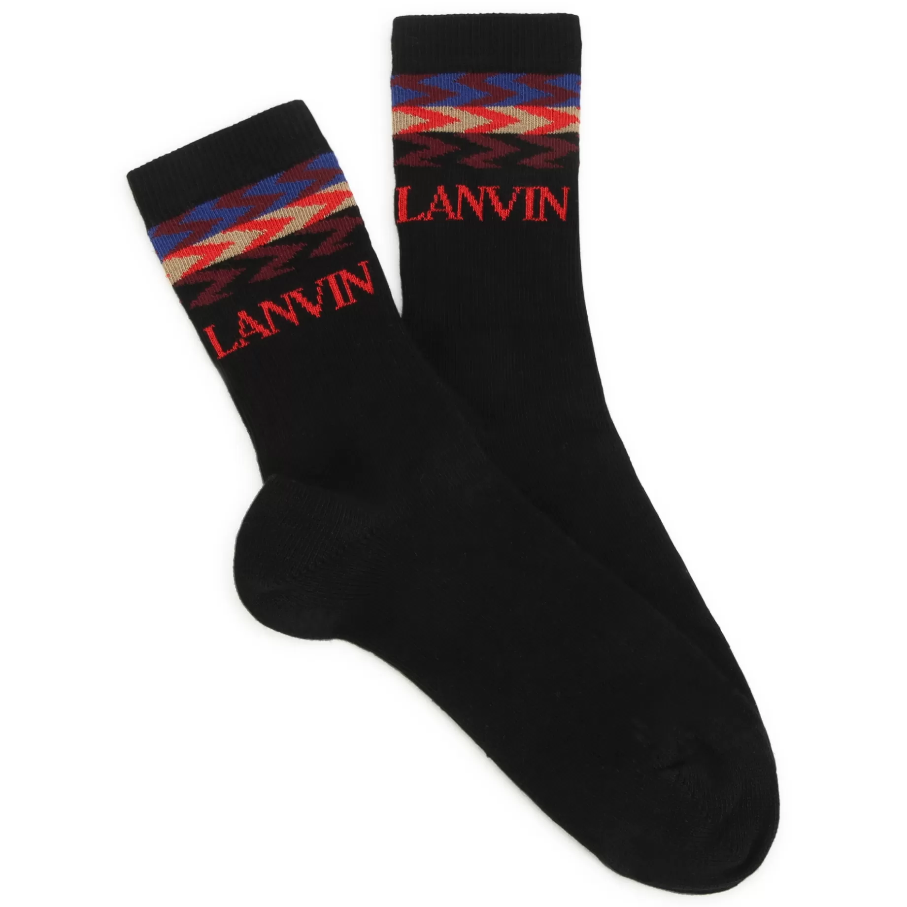 High Socks With Zig-Zag Design^LANVIN Best