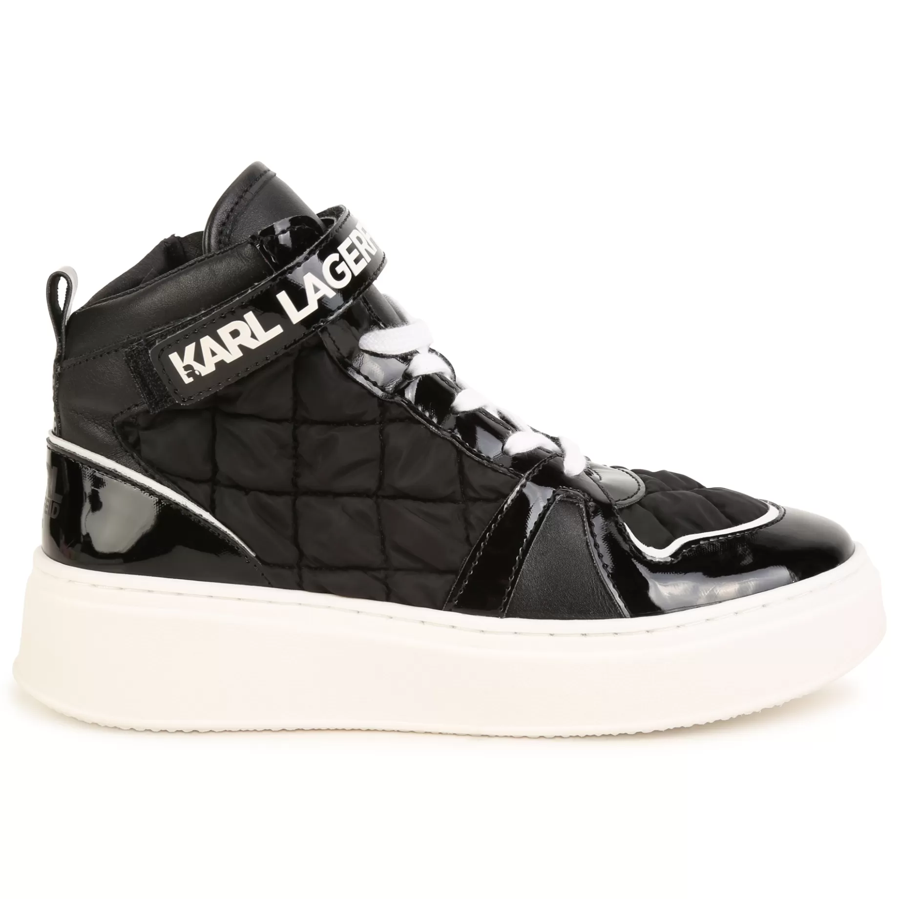 High-Top Zip-Up Trainers^KARL LAGERFELD KIDS Cheap