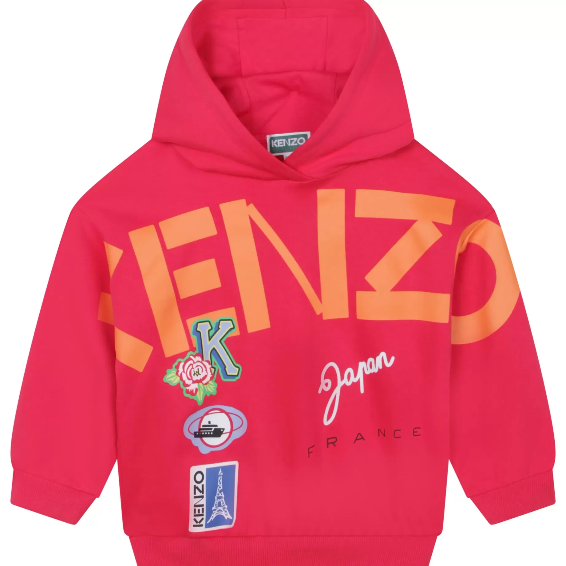 Hooded Cotton Sweatshirt^KENZO KIDS Sale