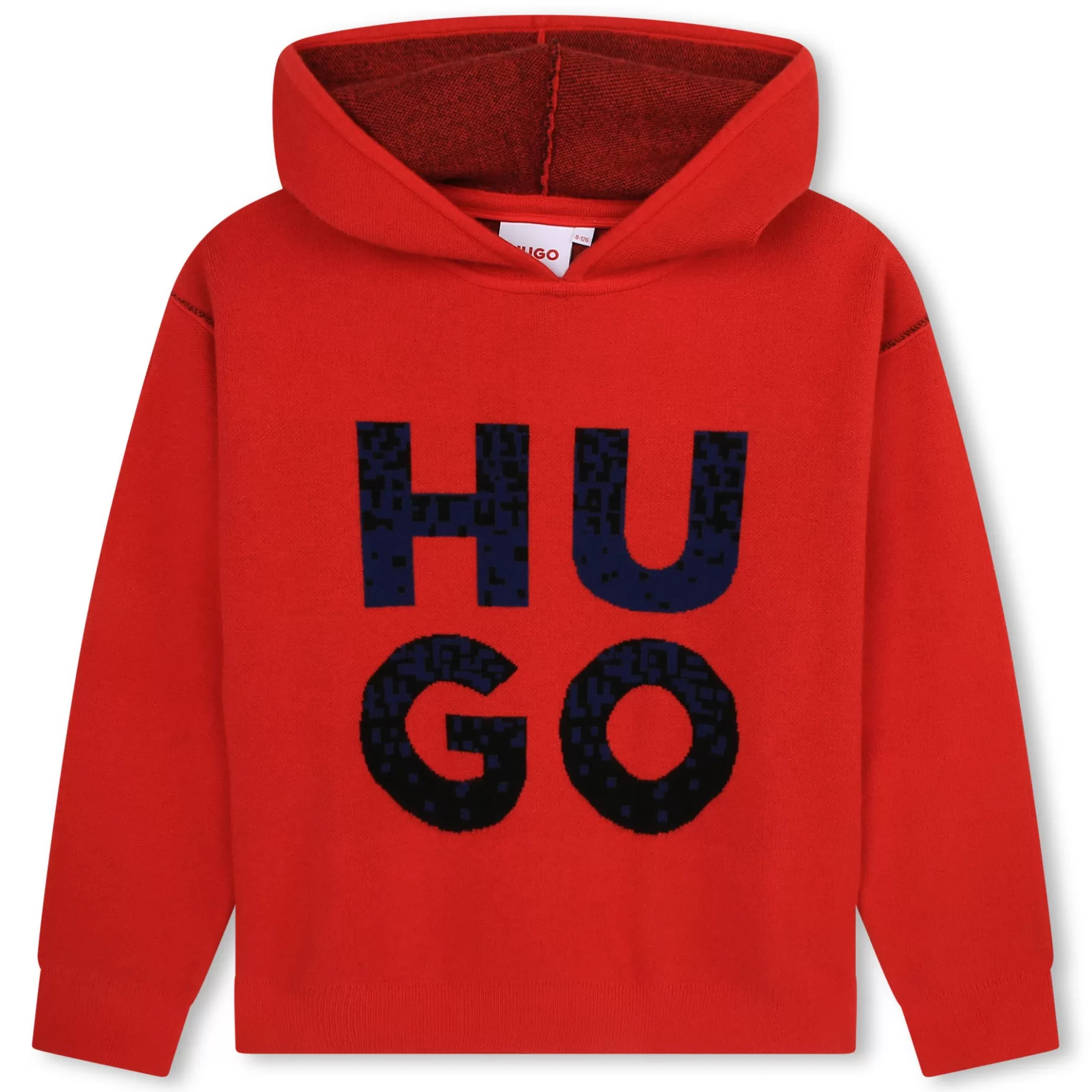 Hooded Jacquard Jumper^HUGO Discount