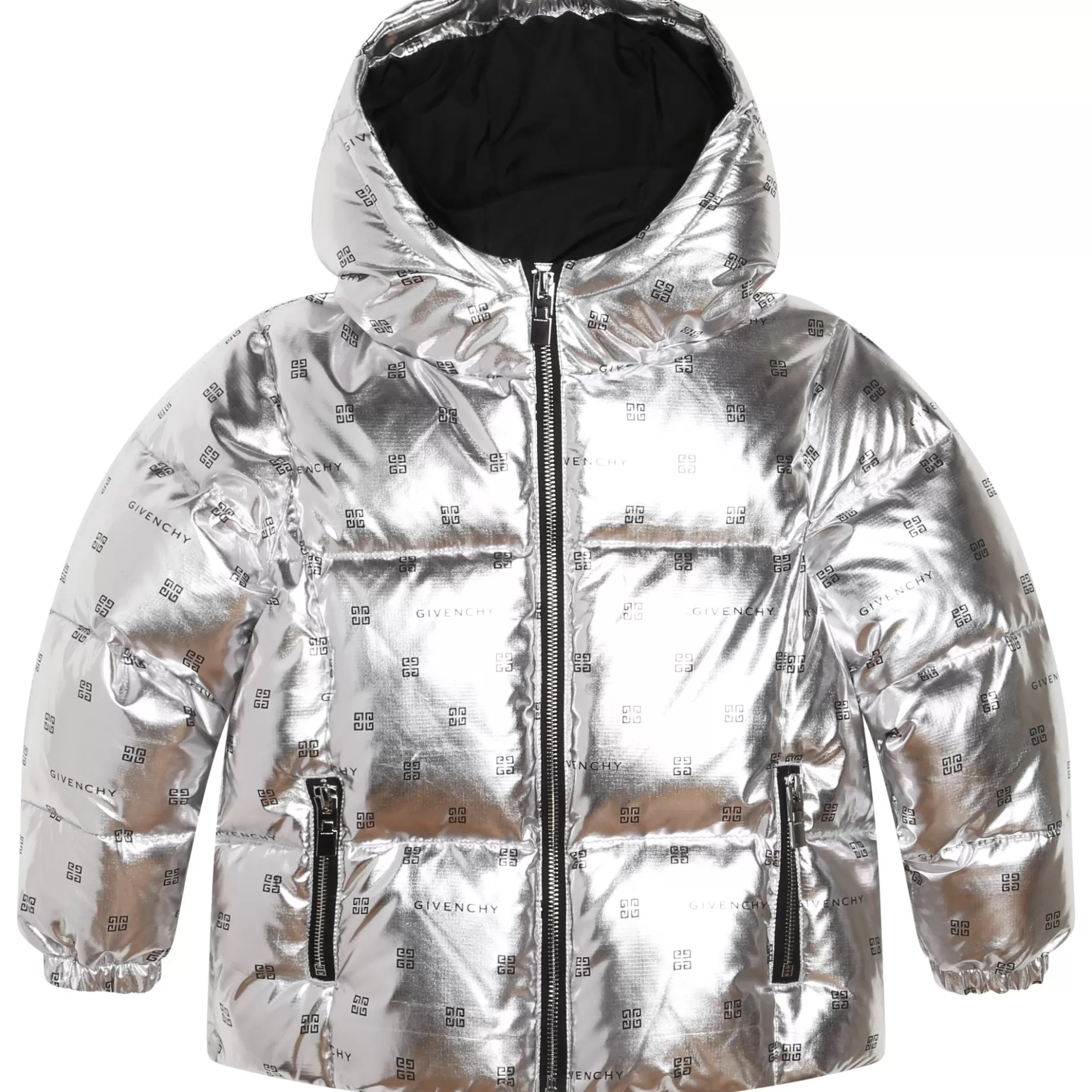 Hooded Metallic Puffer^GIVENCHY Shop