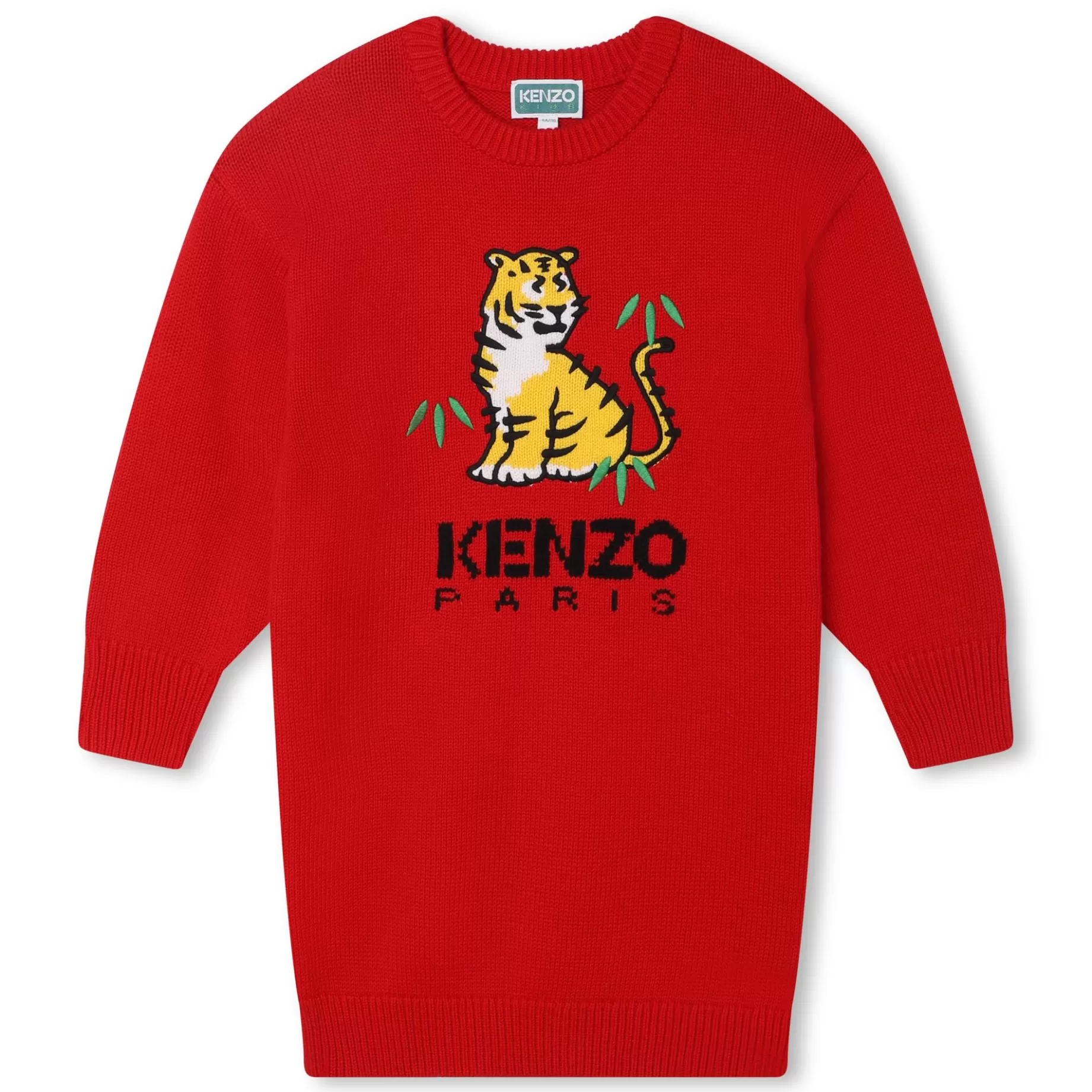 Jacquard-Knit Jumper Dress^KENZO KIDS Store