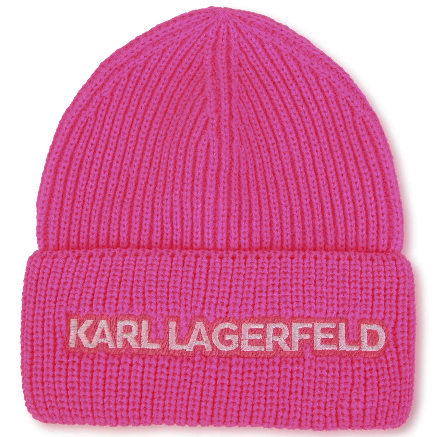 Knitted Hat With Embroidery^KARL LAGERFELD KIDS Fashion