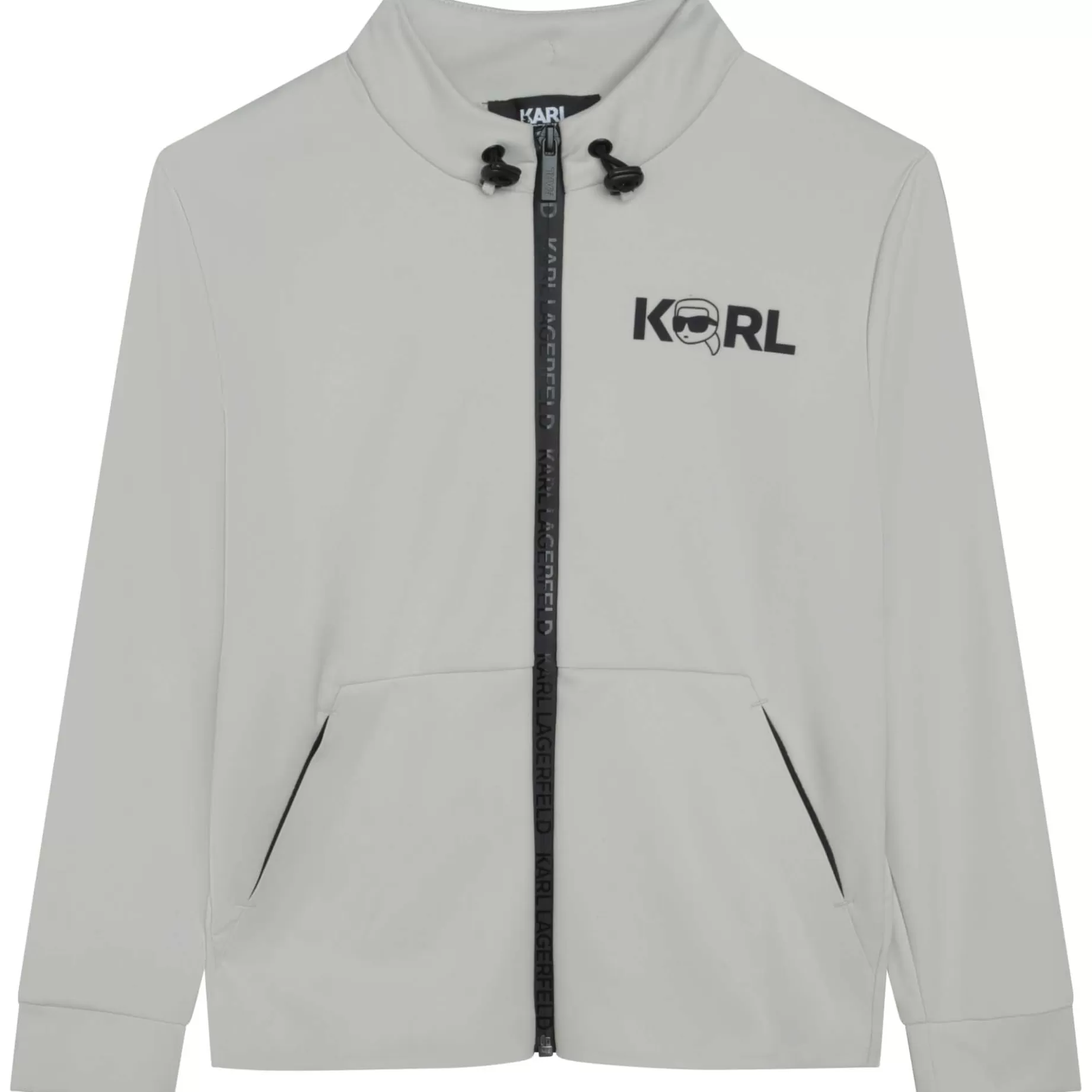 Knitted Jogging Cardigan^KARL LAGERFELD KIDS New