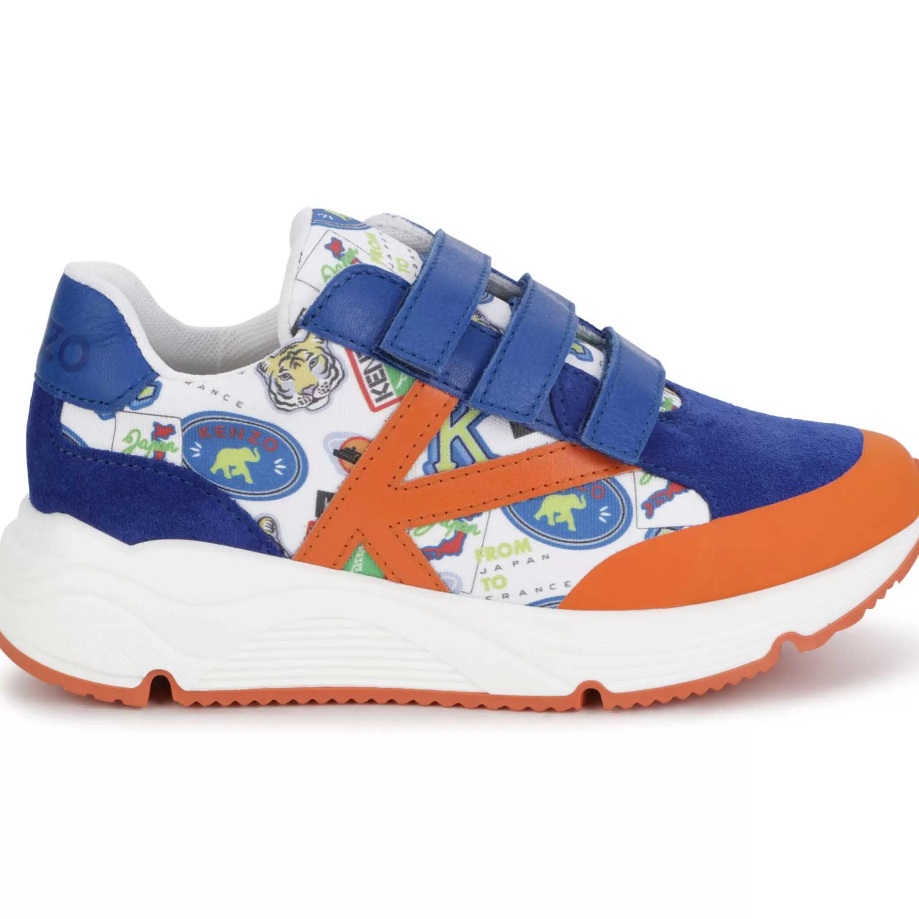 Leather Hook-And-Loop Trainers^KENZO KIDS Fashion