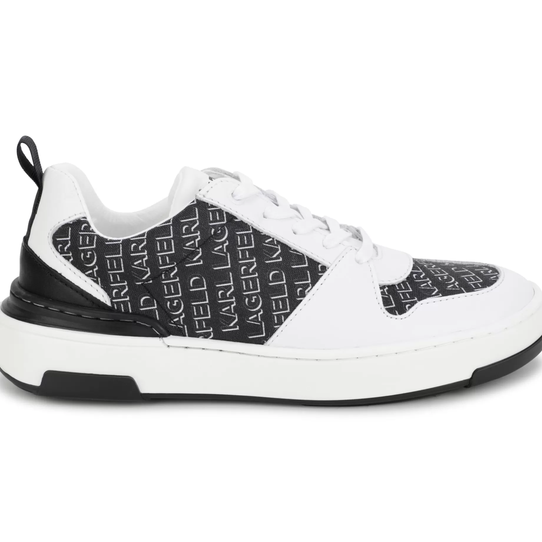 Leather Lace-Up Trainers^KARL LAGERFELD KIDS Clearance