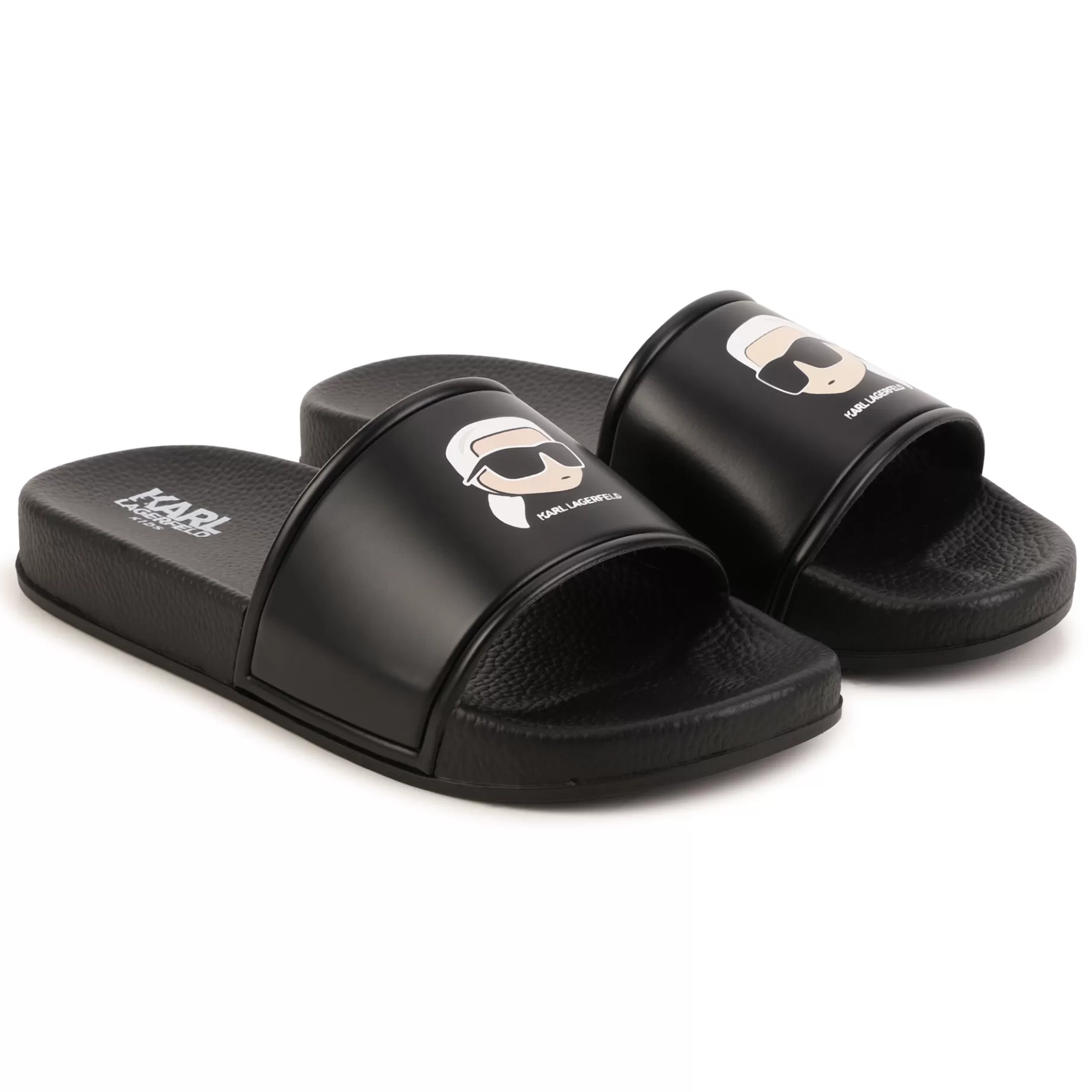 Logo Branded Slide Sandals^KARL LAGERFELD KIDS Online