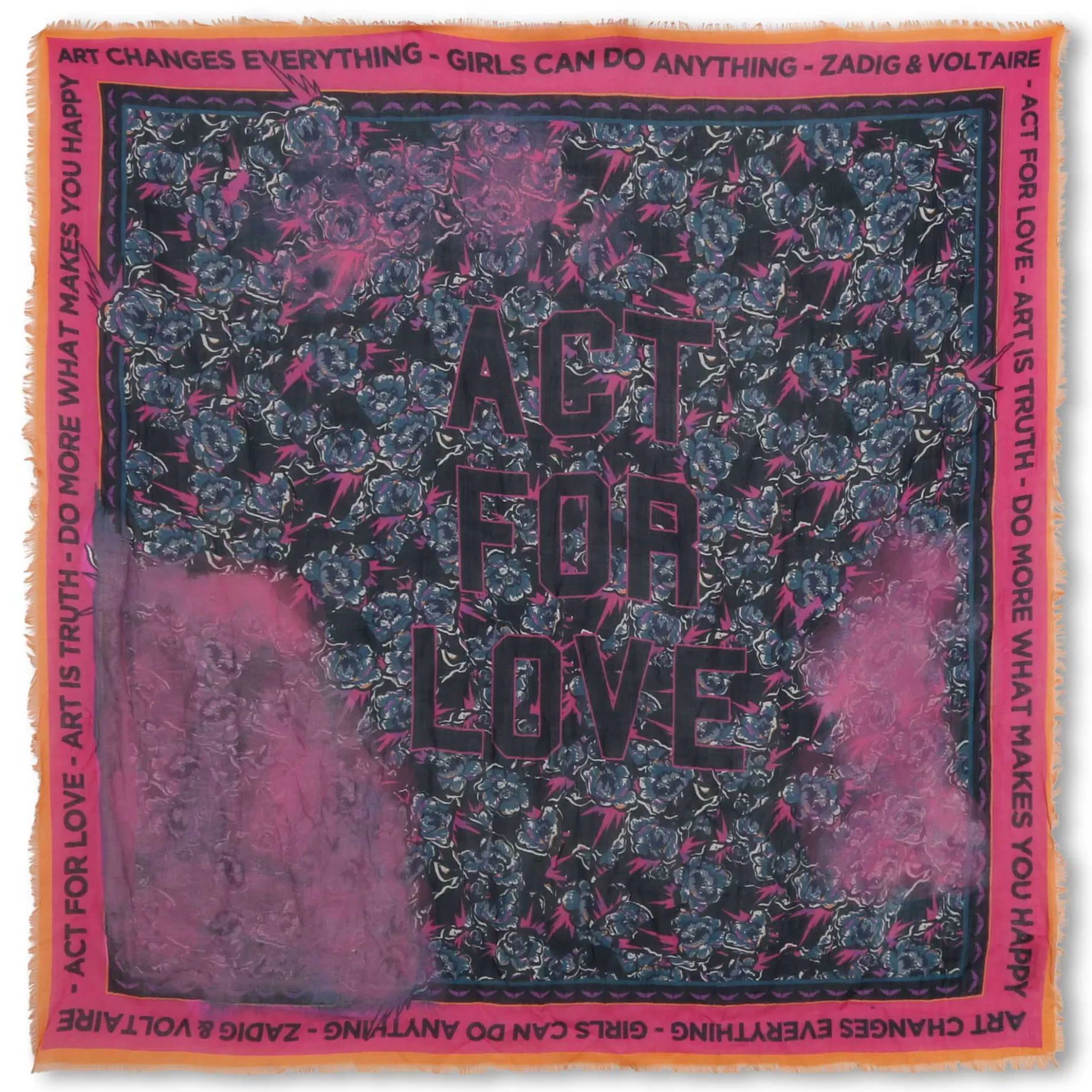 Logo Print Scarf^ZADIG & VOLTAIRE New