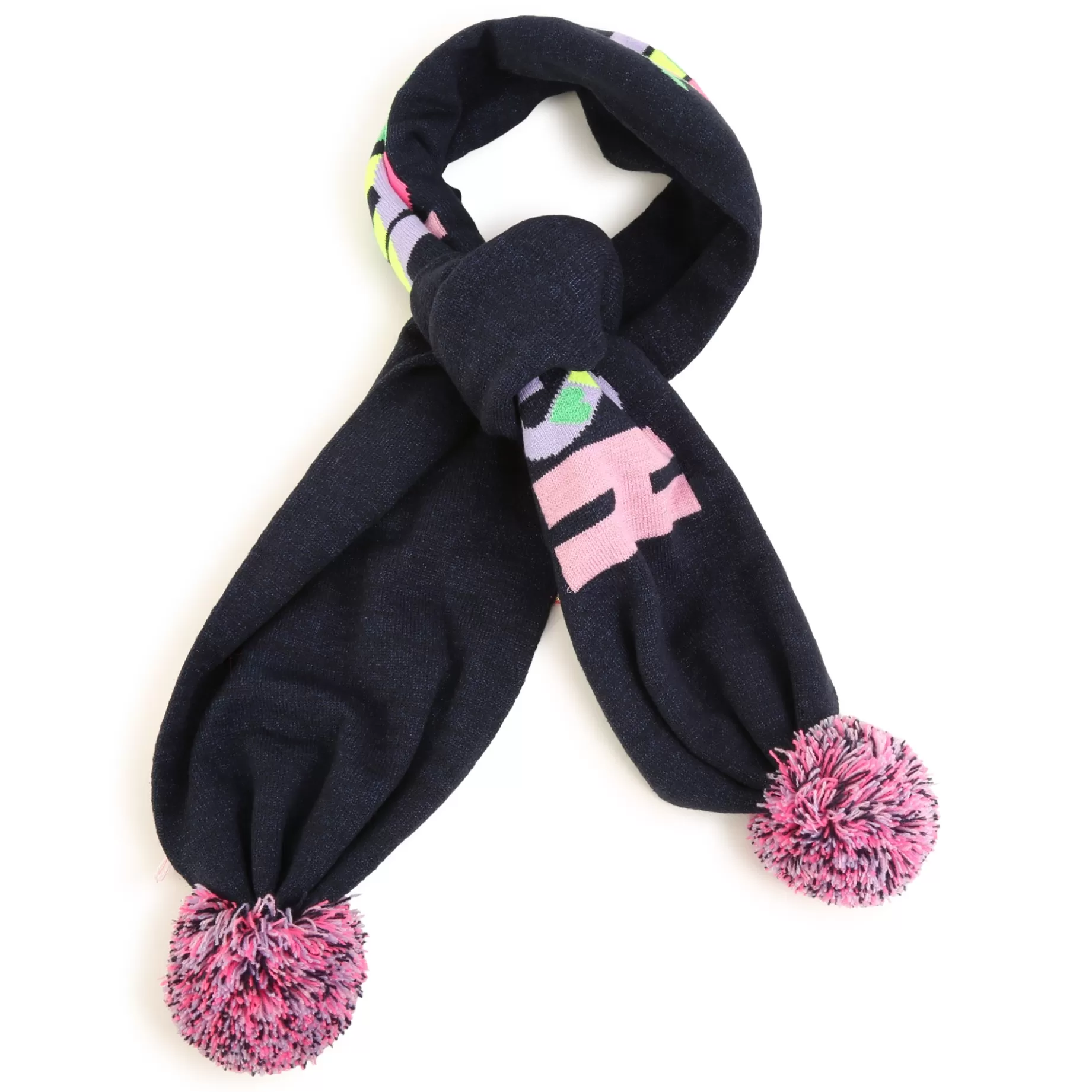 Logo Scarf With Pom-Poms^BILLIEBLUSH Best Sale