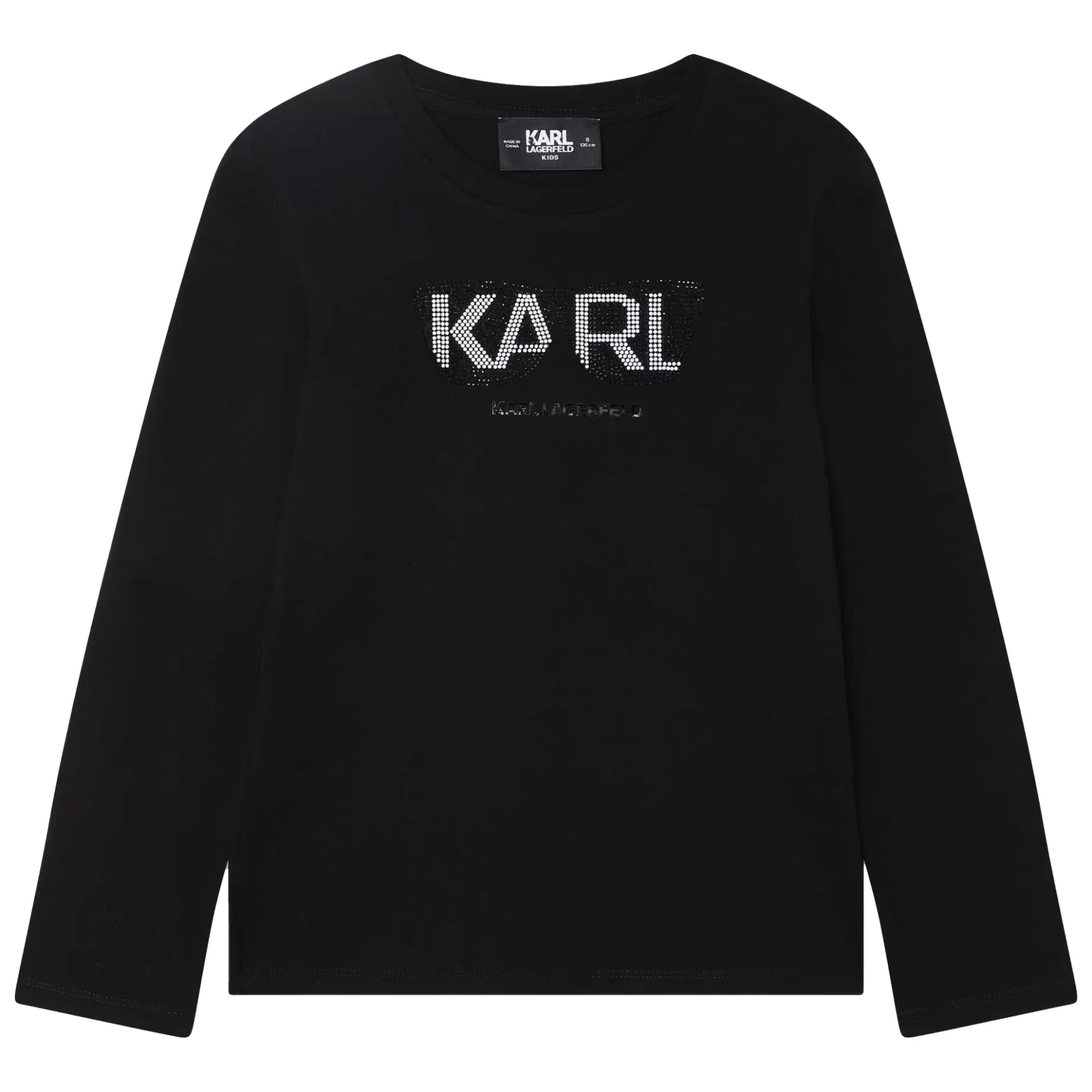 Long-Sleeved Cotton T-Shirt^KARL LAGERFELD KIDS Flash Sale