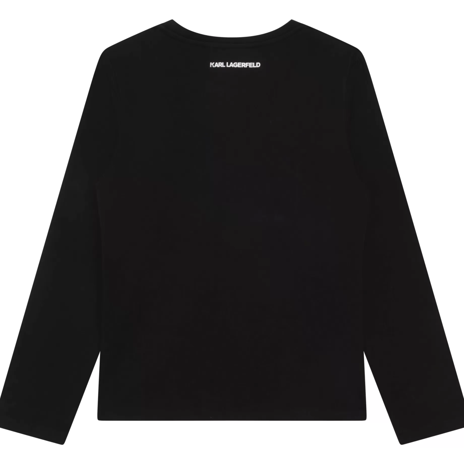 Long-Sleeved Cotton T-Shirt^KARL LAGERFELD KIDS Flash Sale